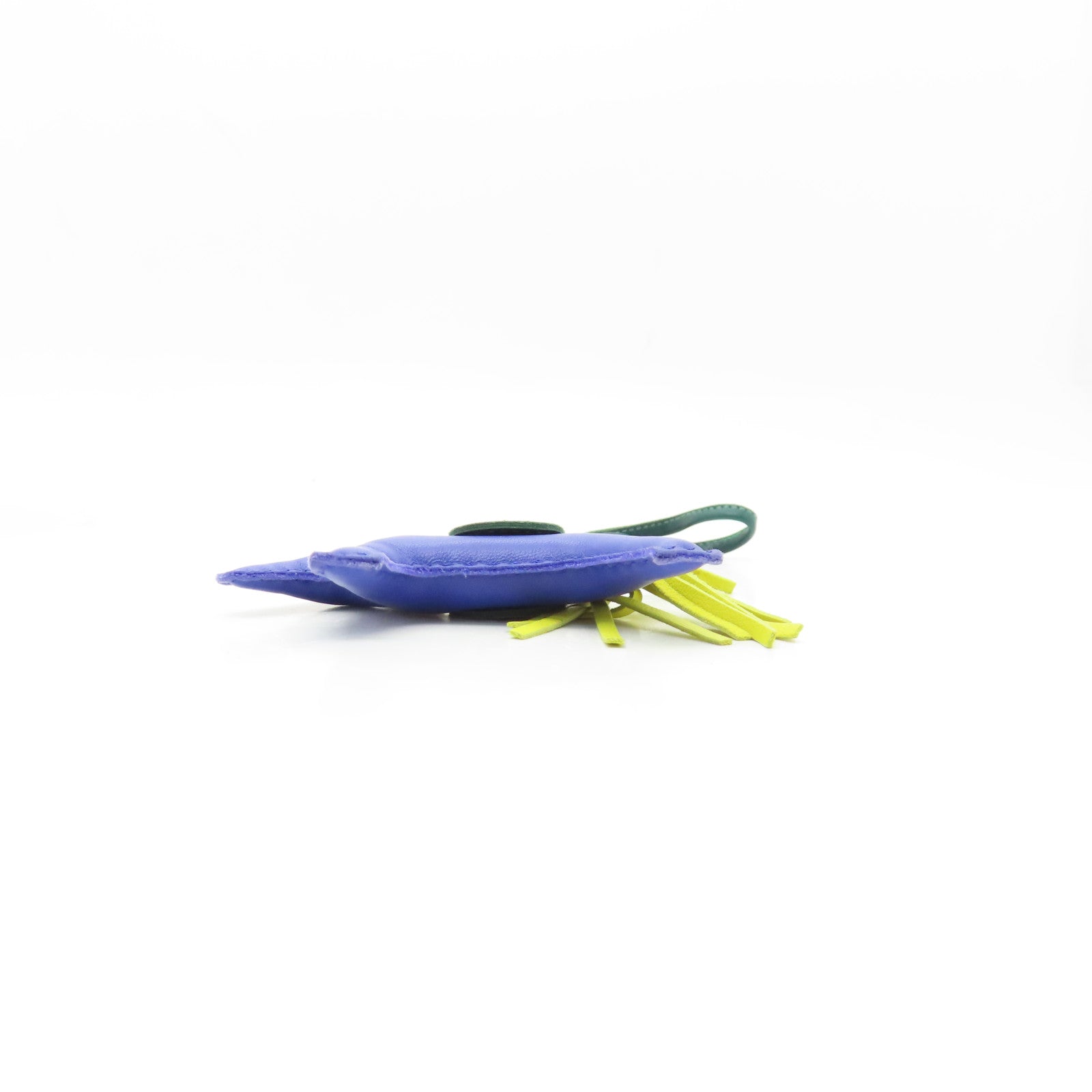 HERMES Veau Swift Leather Rodeo PM Charm Blue/Yellow/Green