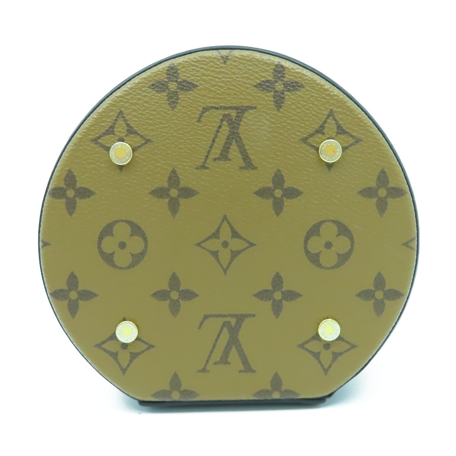 LOUIS VUITTON Monogram Cannes金扣手挽肩背兩用袋啡色/黑色