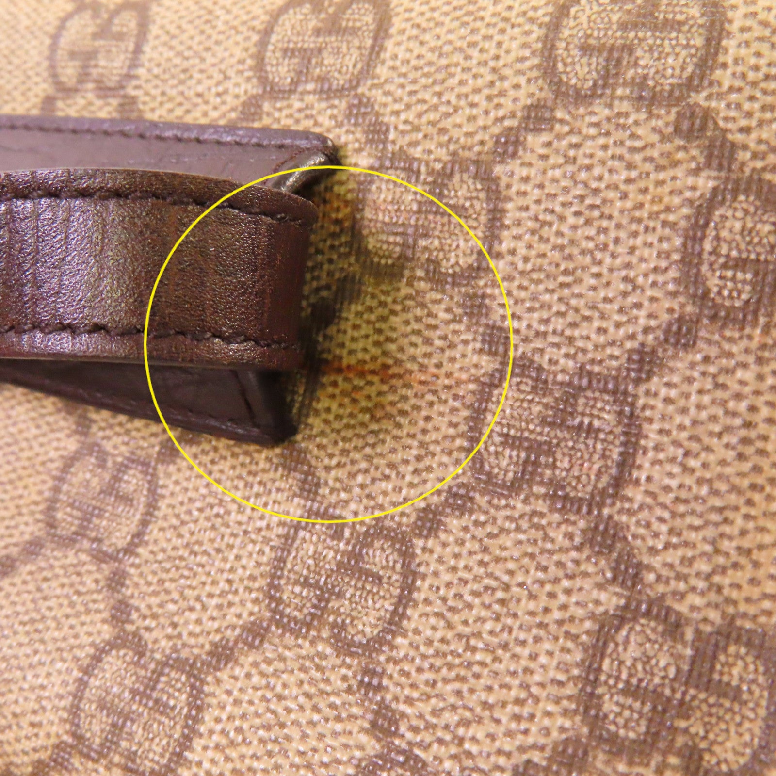 GUCCI 塗層帆布Waist Bag腰包啡色