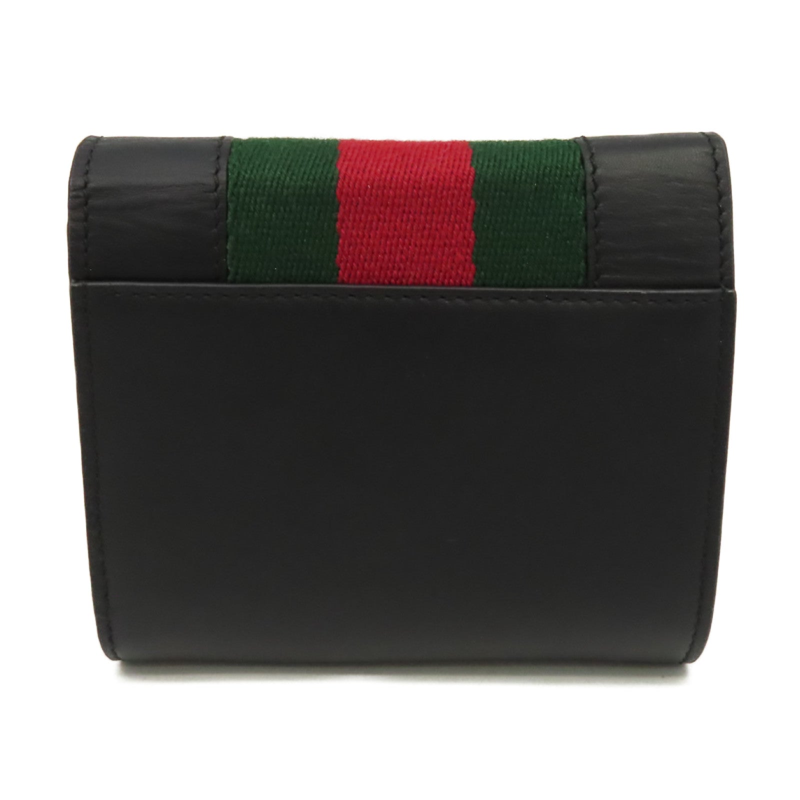 GUCCI 【激減優惠】牛皮皮革Short Wallet短錢包黑色