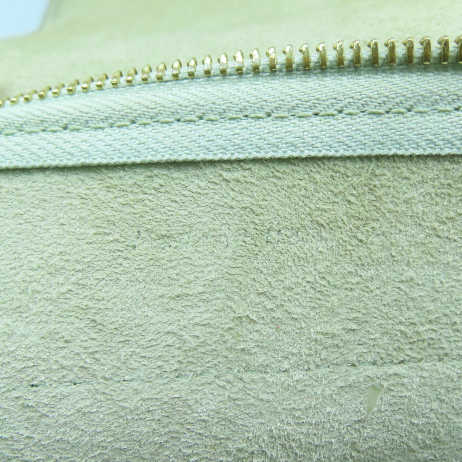 CELINE 牛皮皮革Nano Belt Bag金扣手挽肩背兩用袋綠色
