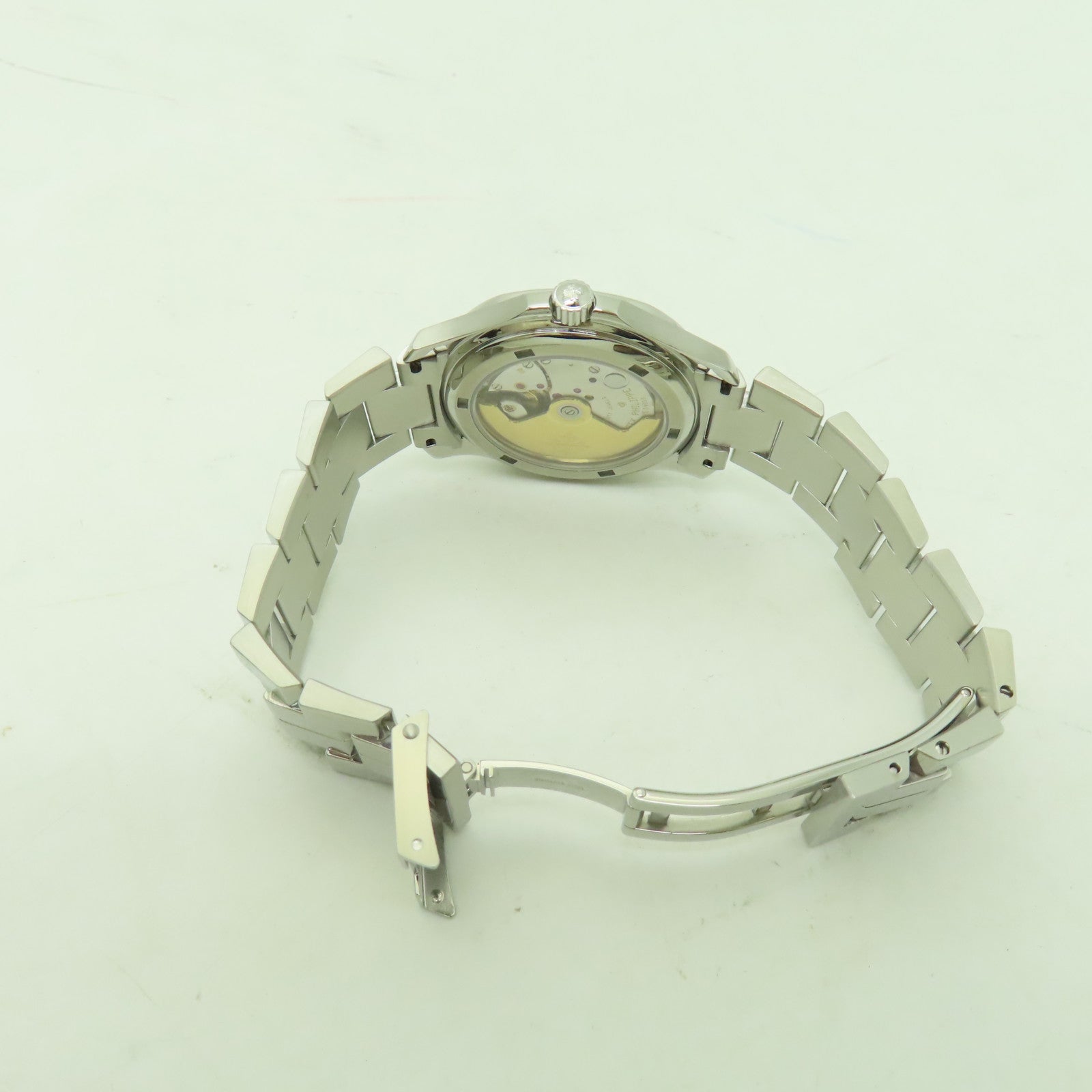 PATEK PHILIPPE 【激減優惠】Aquanaut不鏽鋼手錶自動機芯黑色/銀色