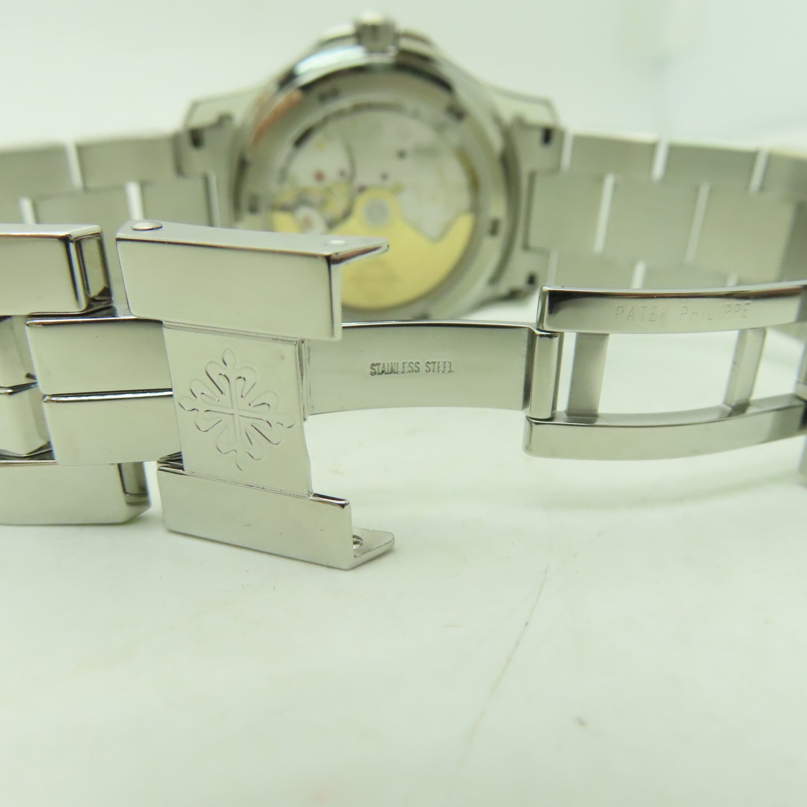 PATEK PHILIPPE 【激減優惠】Aquanaut不鏽鋼手錶自動機芯黑色/銀色