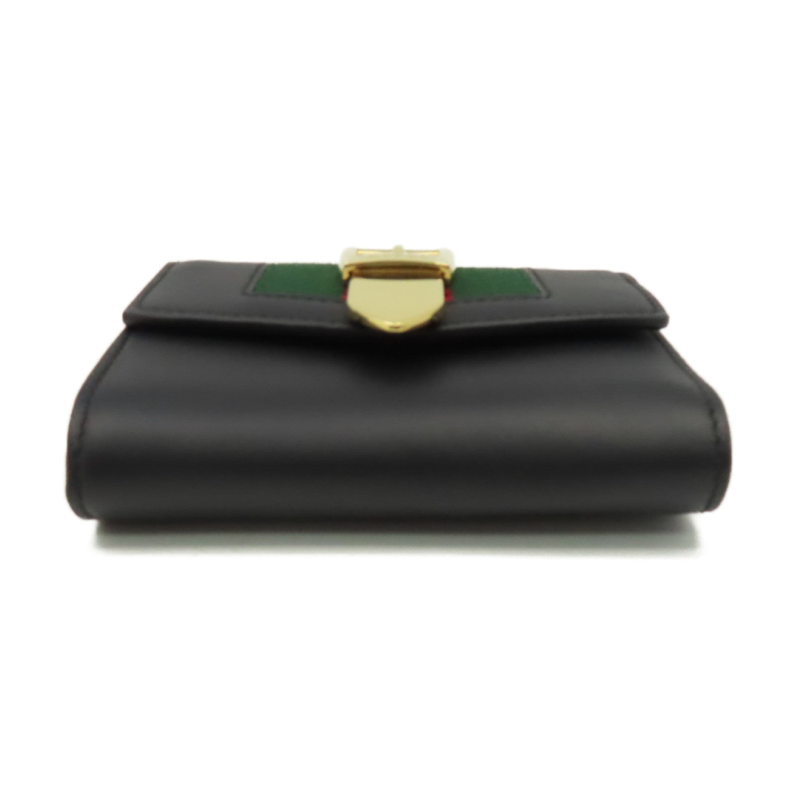GUCCI 【激減優惠】牛皮皮革Short Wallet短錢包黑色