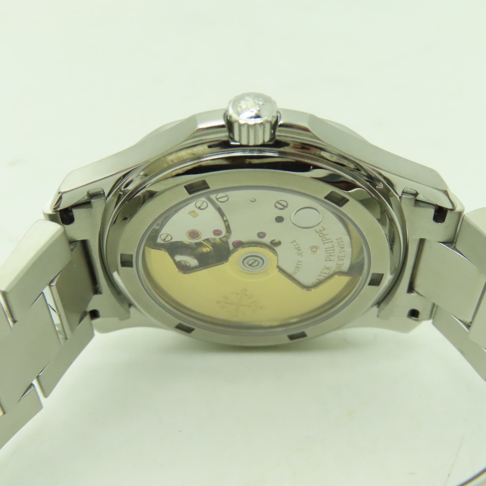 PATEK PHILIPPE 【激減優惠】Aquanaut不鏽鋼手錶自動機芯黑色/銀色