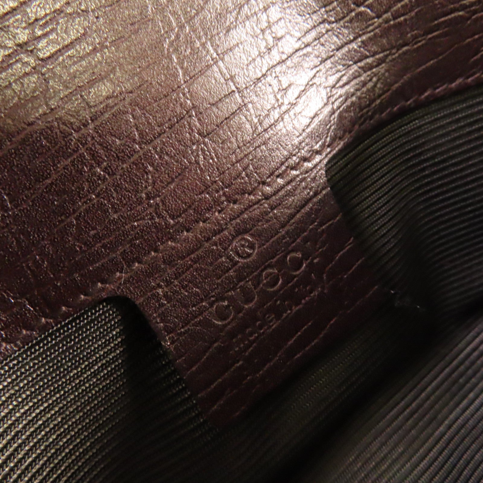 GUCCI 塗層帆布Waist Bag腰包啡色