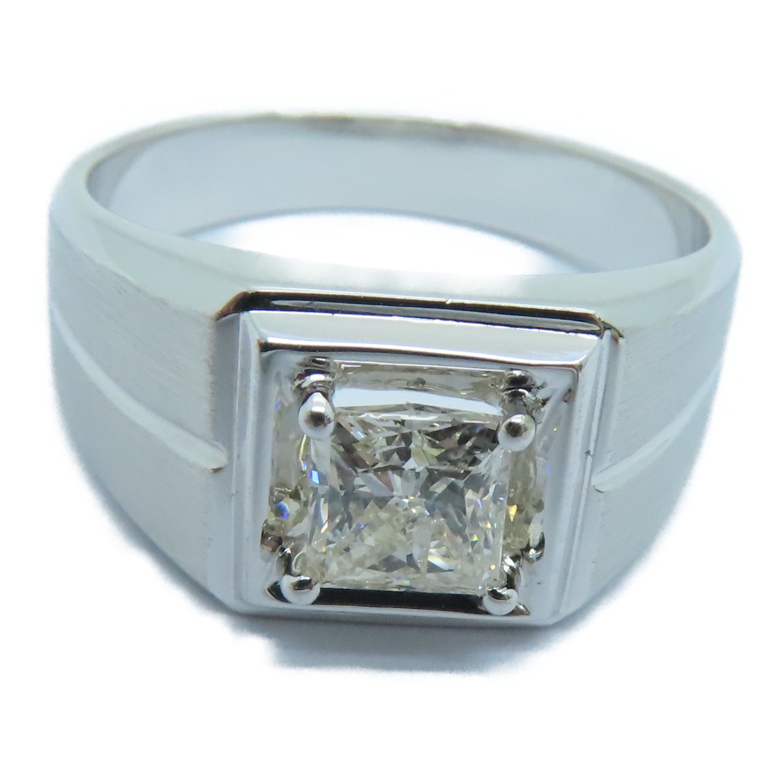 JEWELRY 18K白金Diamond Ring钻石戒指US#10