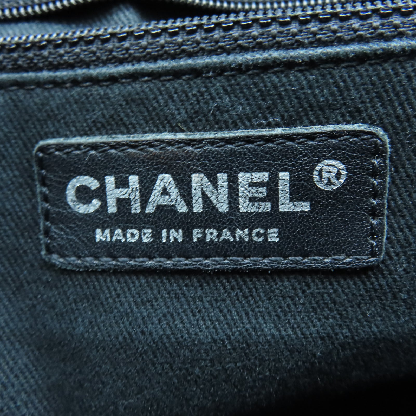 CHANEL 菱格牛皮皮革Shoulder Bag銀扣鏈帶肩背袋黑色