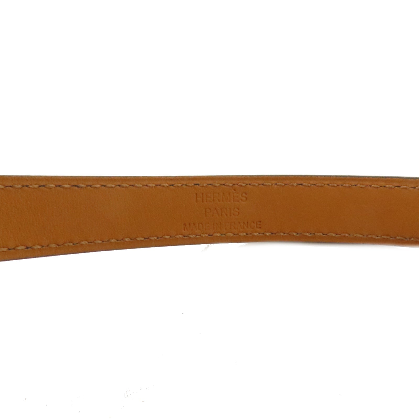 HERMES Box Calf皮革Kelly Double Tour S Bracelet金扣手鏈黑色/金色