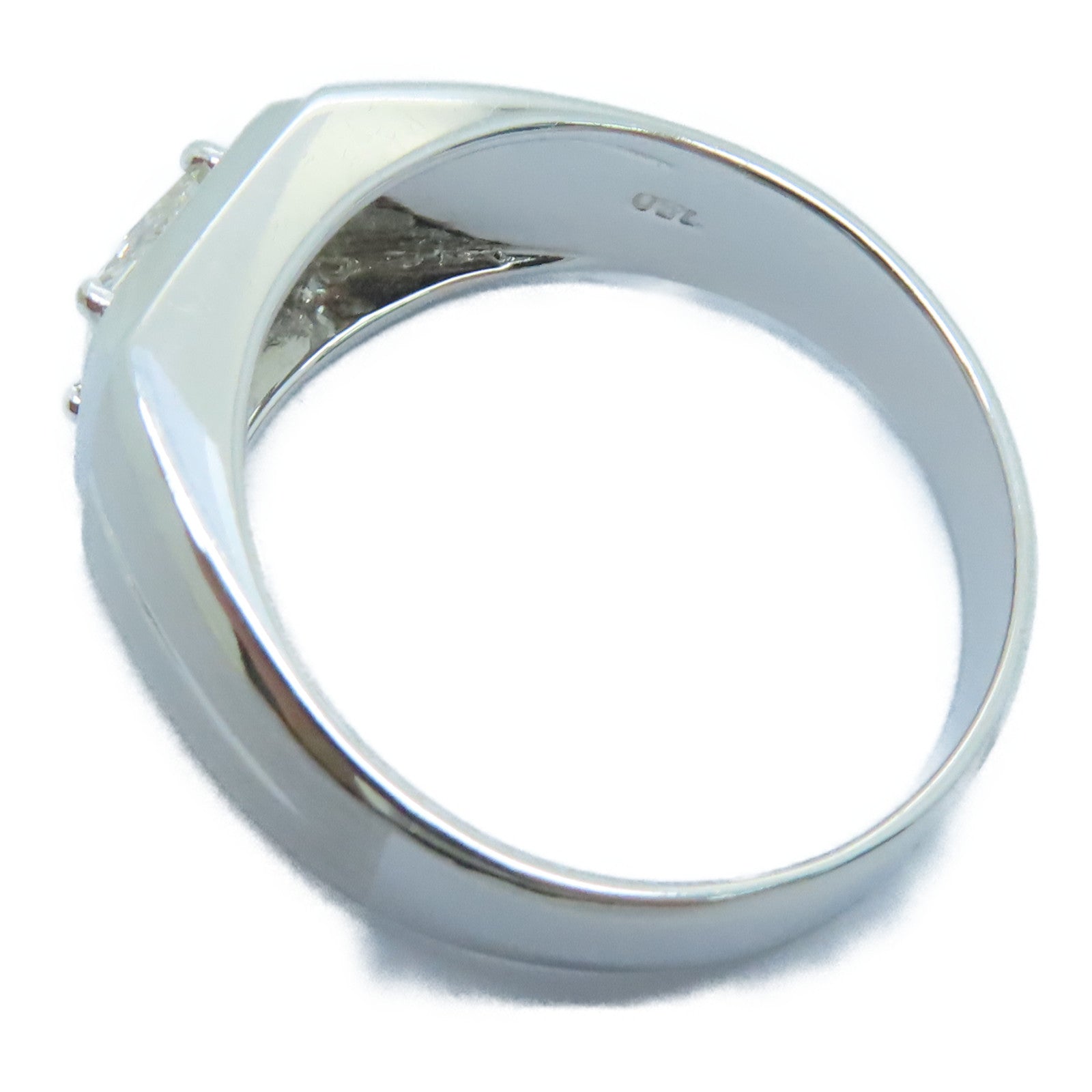 JEWELRY 18K白金Diamond Ring钻石戒指US#10