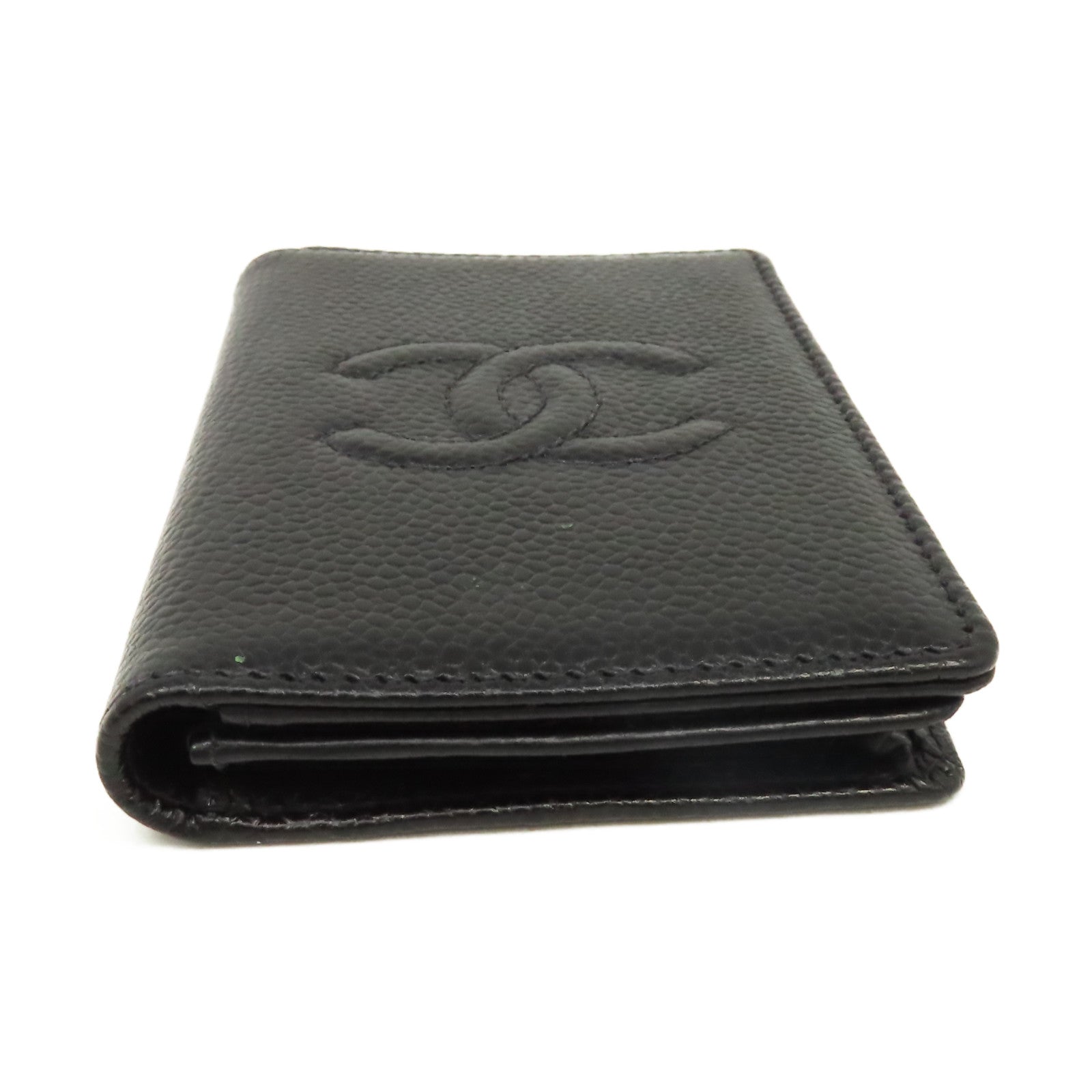 CHANEL Caviar皮革Vintage Card Case卡片套黑色