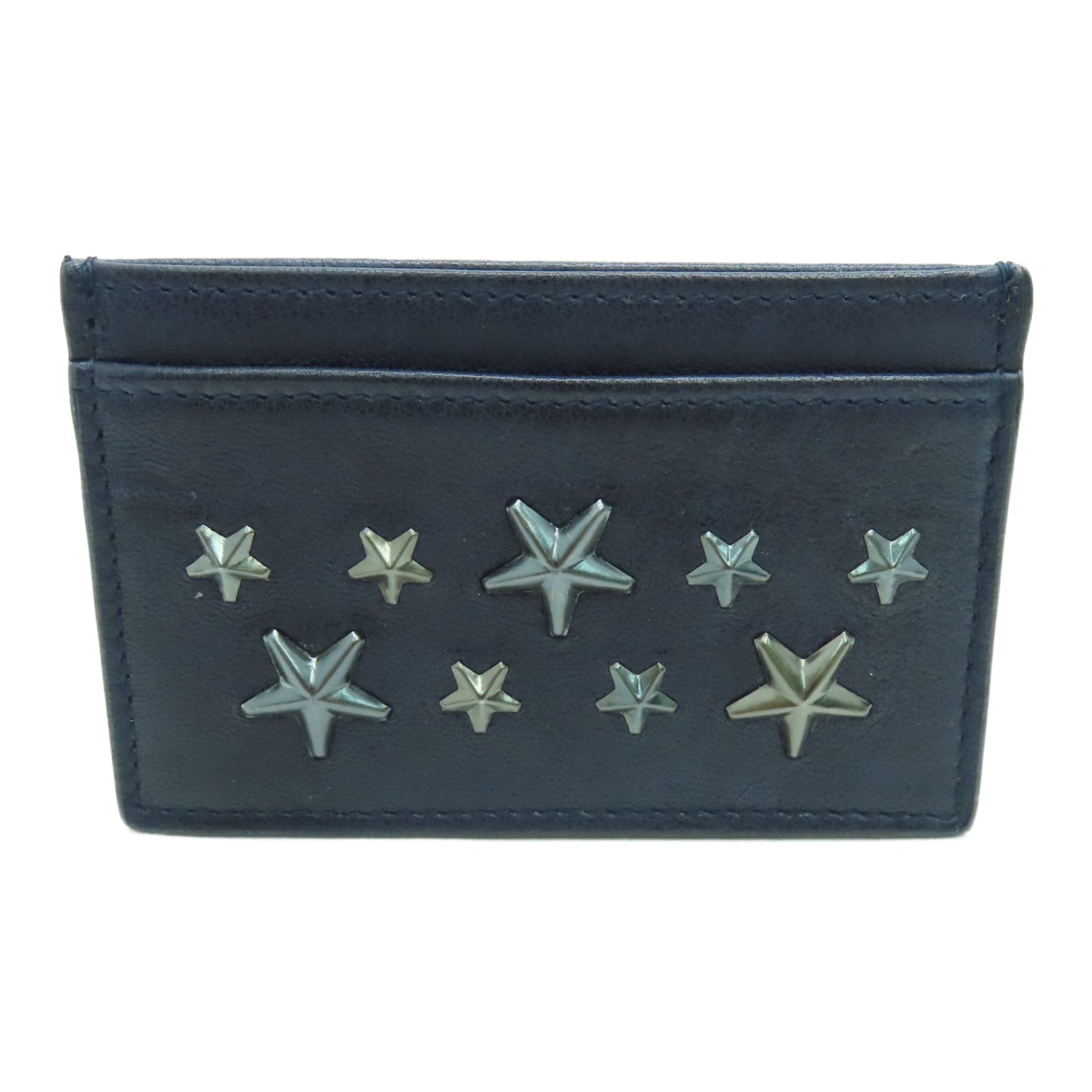 JIMMY CHOO 皮革Card Case卡片套深藍色