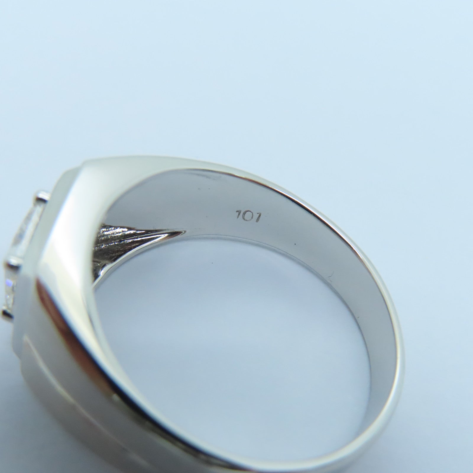JEWELRY 18K白金Diamond Ring钻石戒指US#10