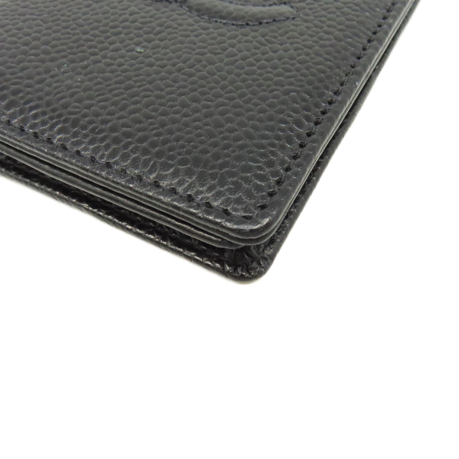 CHANEL Caviar皮革Vintage Card Case卡片套黑色