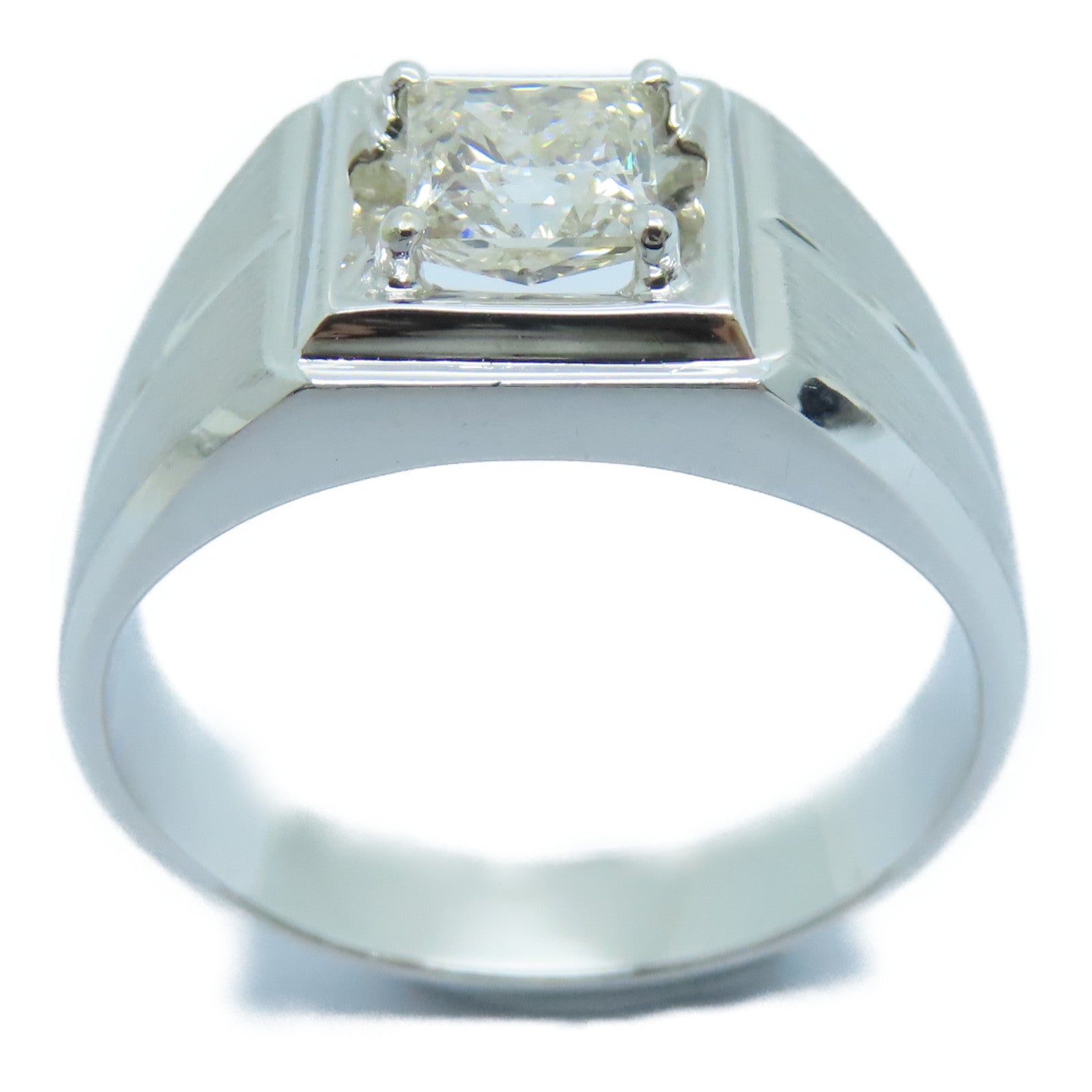 JEWELRY 18K白金Diamond Ring钻石戒指US#10