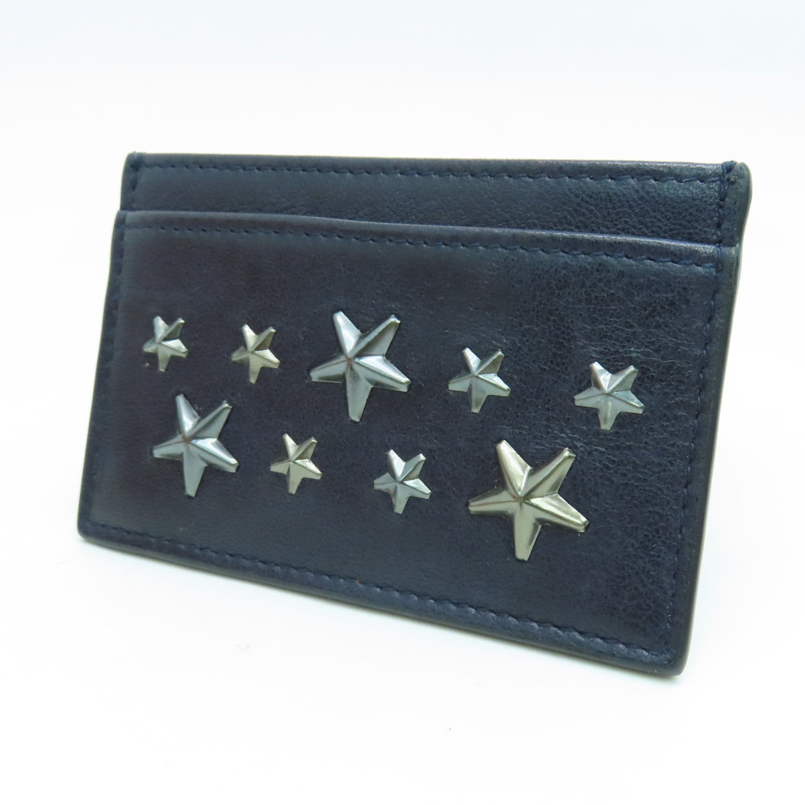 JIMMY CHOO 皮革Card Case卡片套深藍色