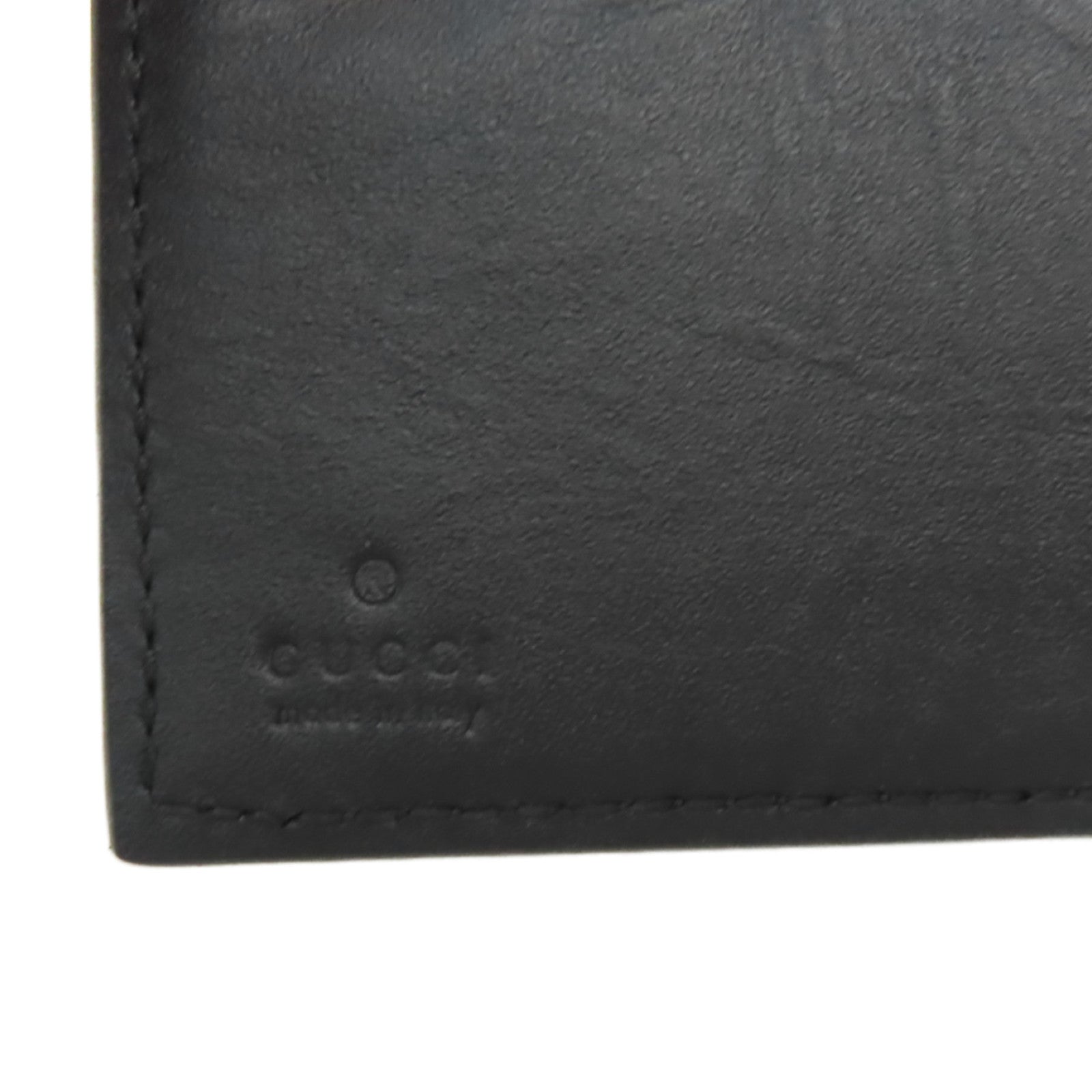 GUCCI 【激減優惠】牛皮皮革Short Wallet短錢包黑色