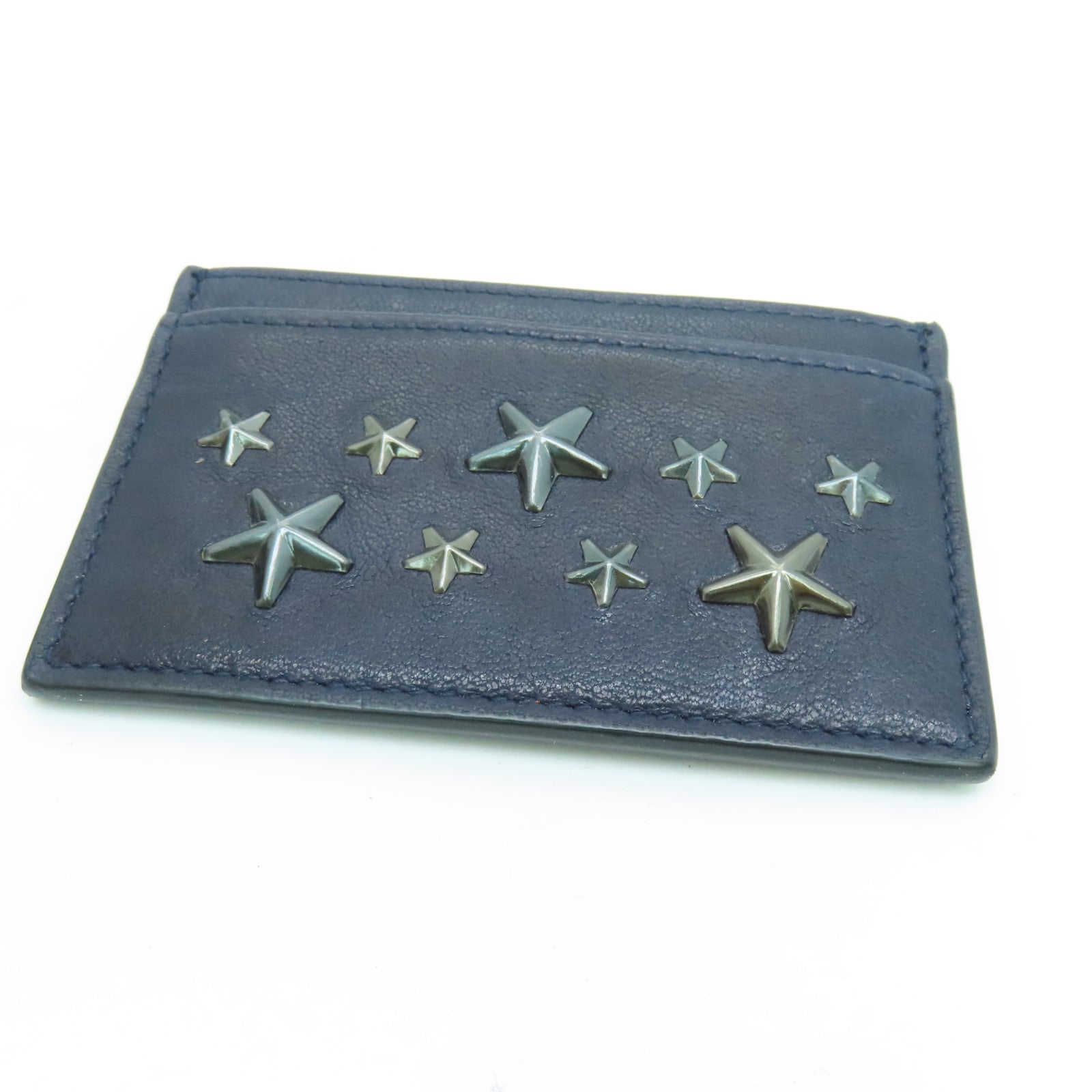 JIMMY CHOO 皮革Card Case卡片套深藍色