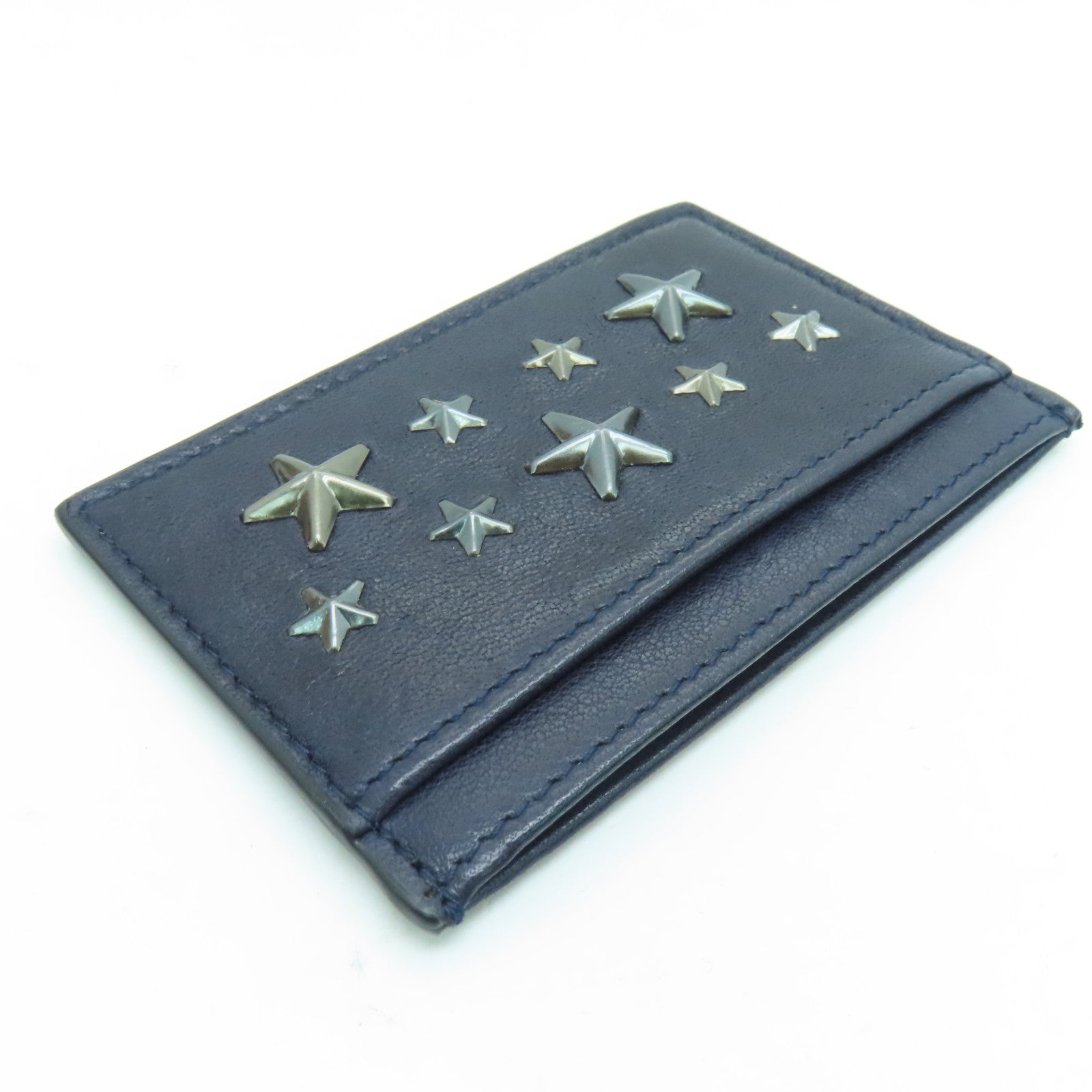 JIMMY CHOO 皮革Card Case卡片套深藍色