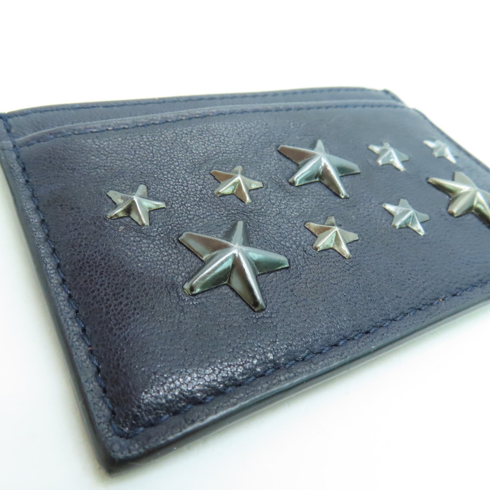JIMMY CHOO 皮革Card Case卡片套深藍色