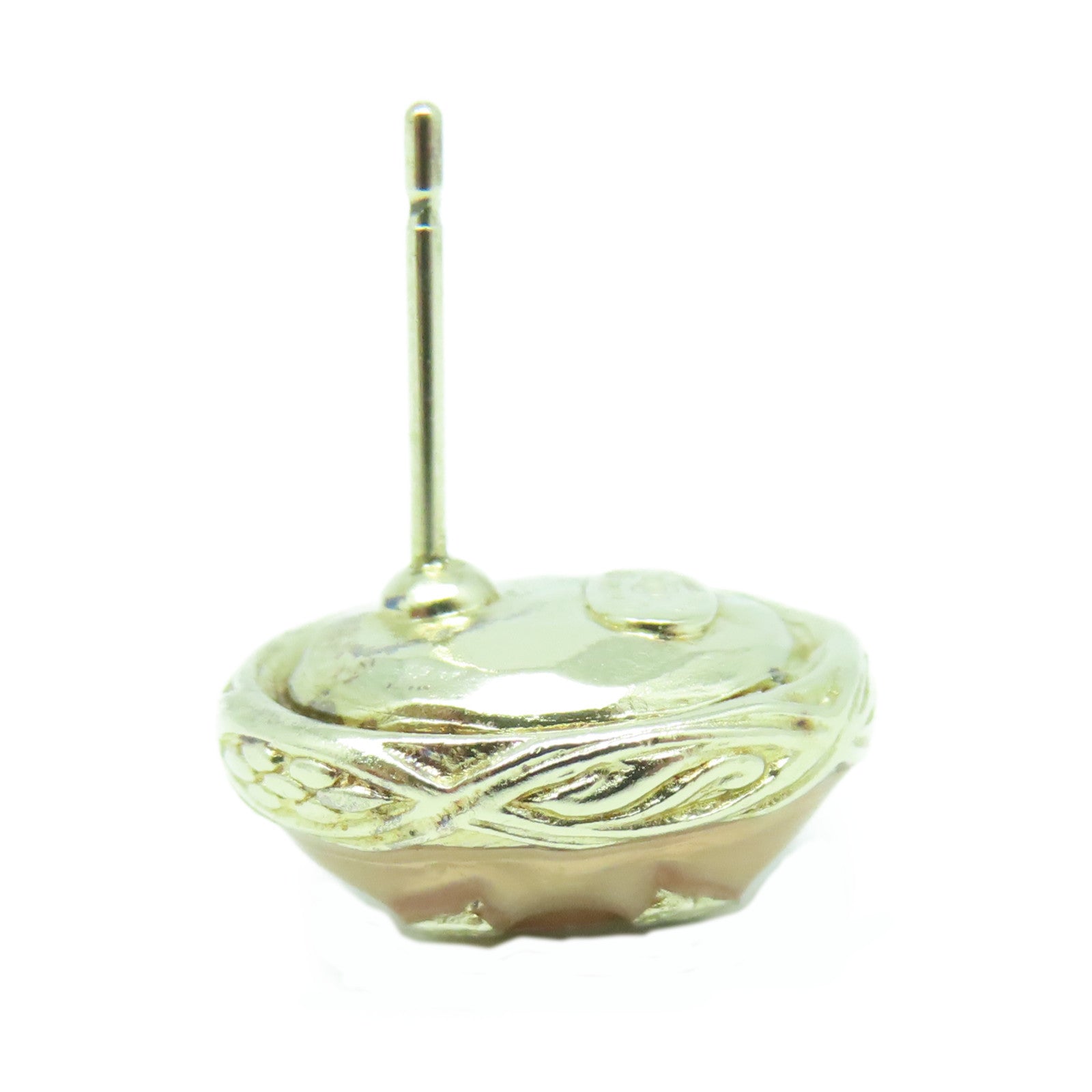 CHANEL 金屬Earrings耳環金色/米色