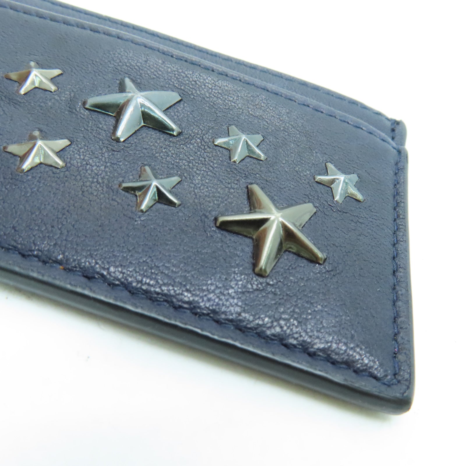 JIMMY CHOO 皮革Card Case卡片套深藍色