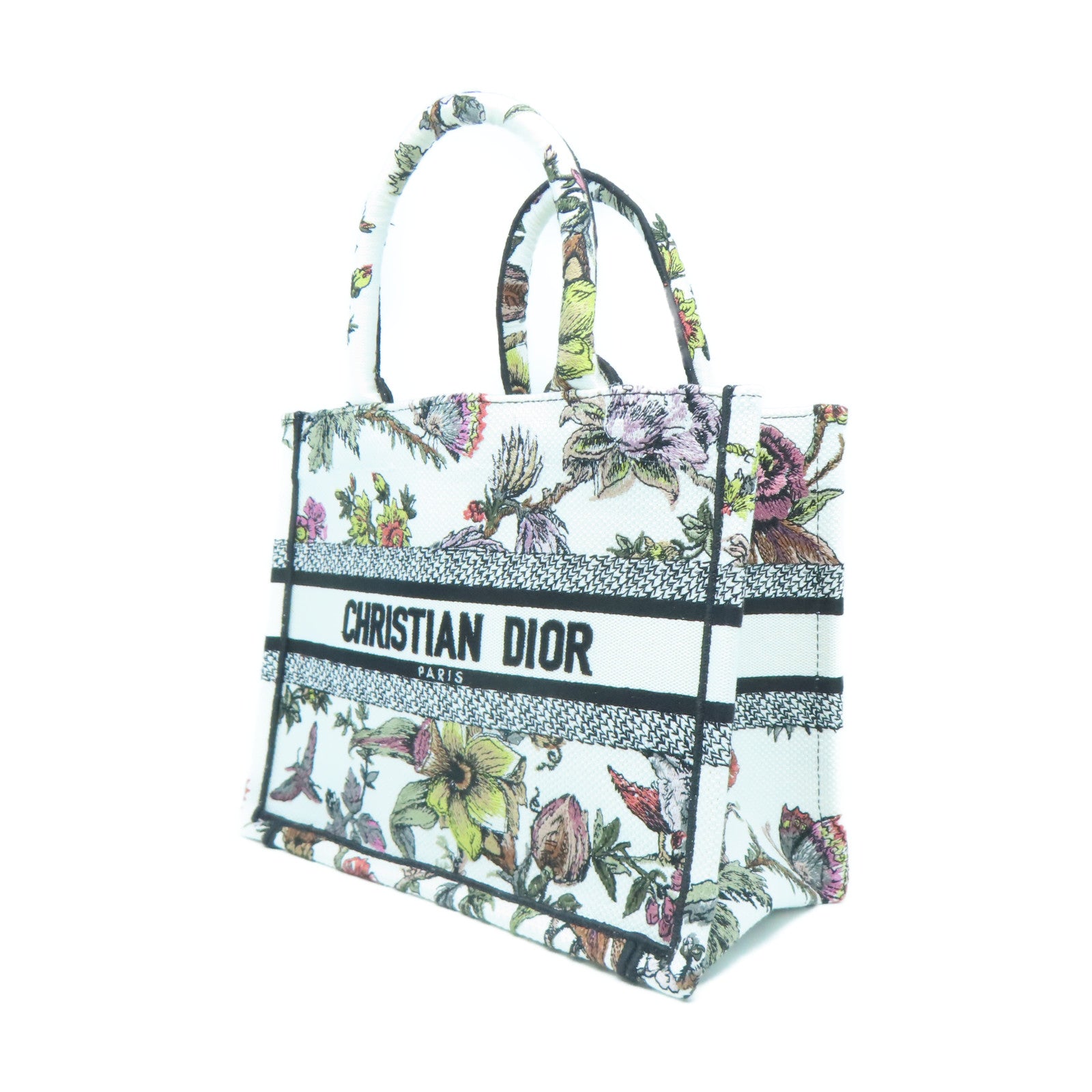 Dior 帆布Small Book Tote手挽袋白色