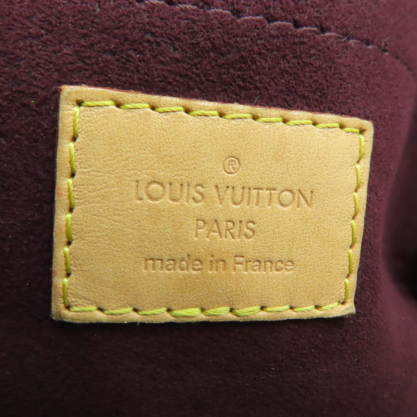 LOUIS VUITTON Monogram Montaigne MM金扣手挽袋啡色