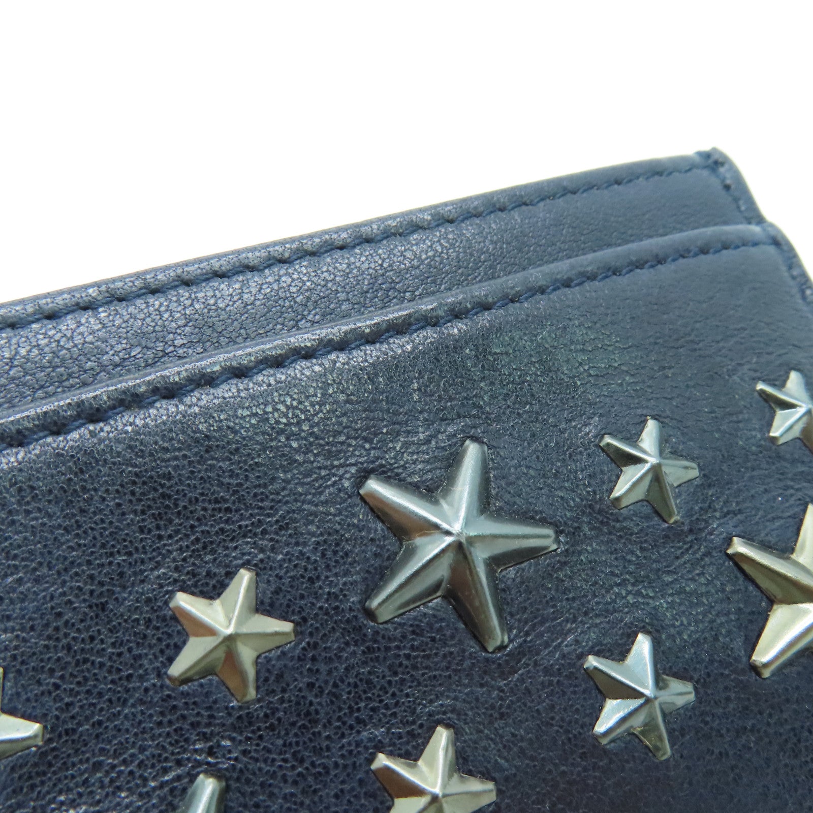 JIMMY CHOO 皮革Card Case卡片套深藍色