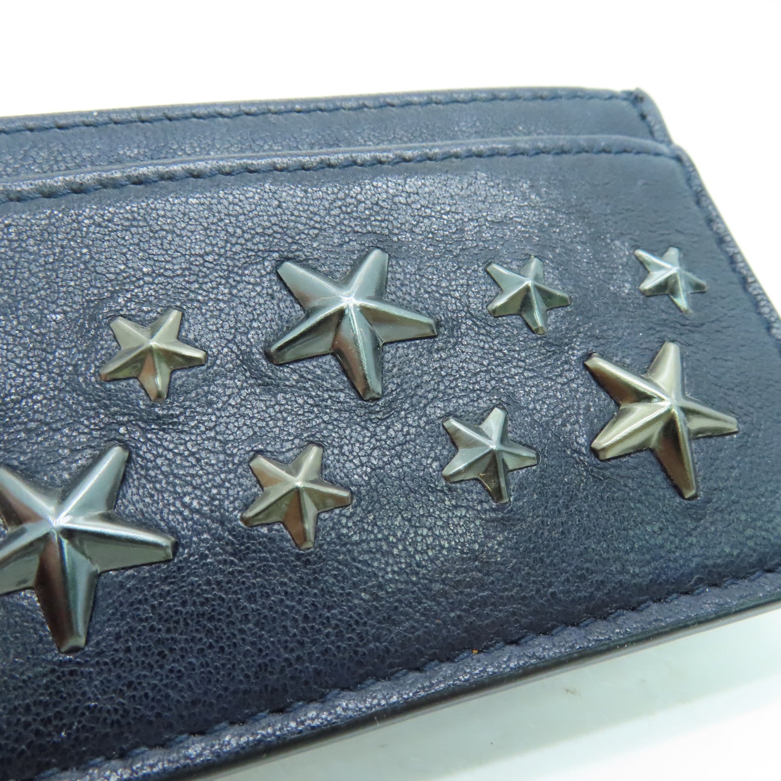JIMMY CHOO 皮革Card Case卡片套深藍色