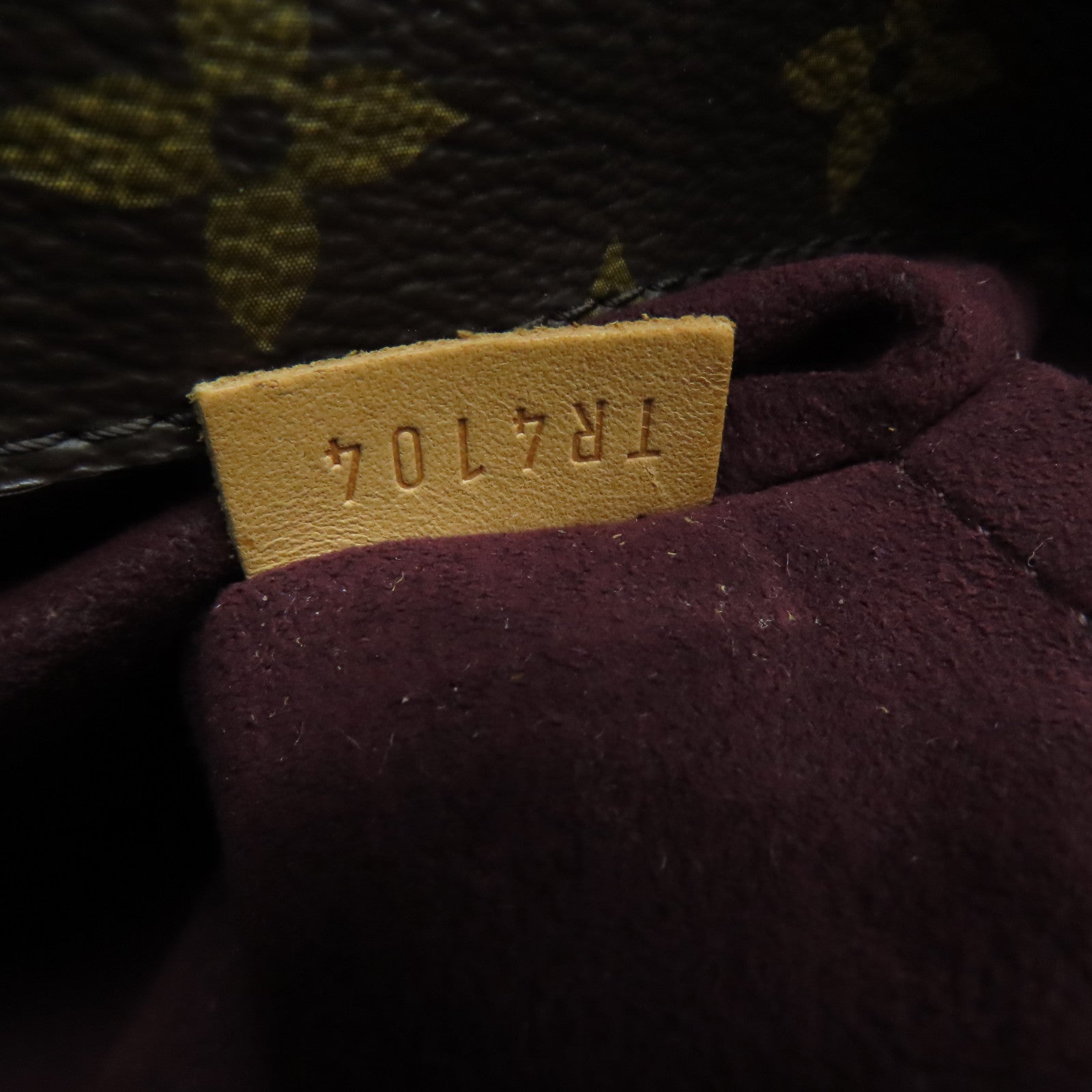 LOUIS VUITTON Monogram Montaigne MM金扣手挽袋啡色