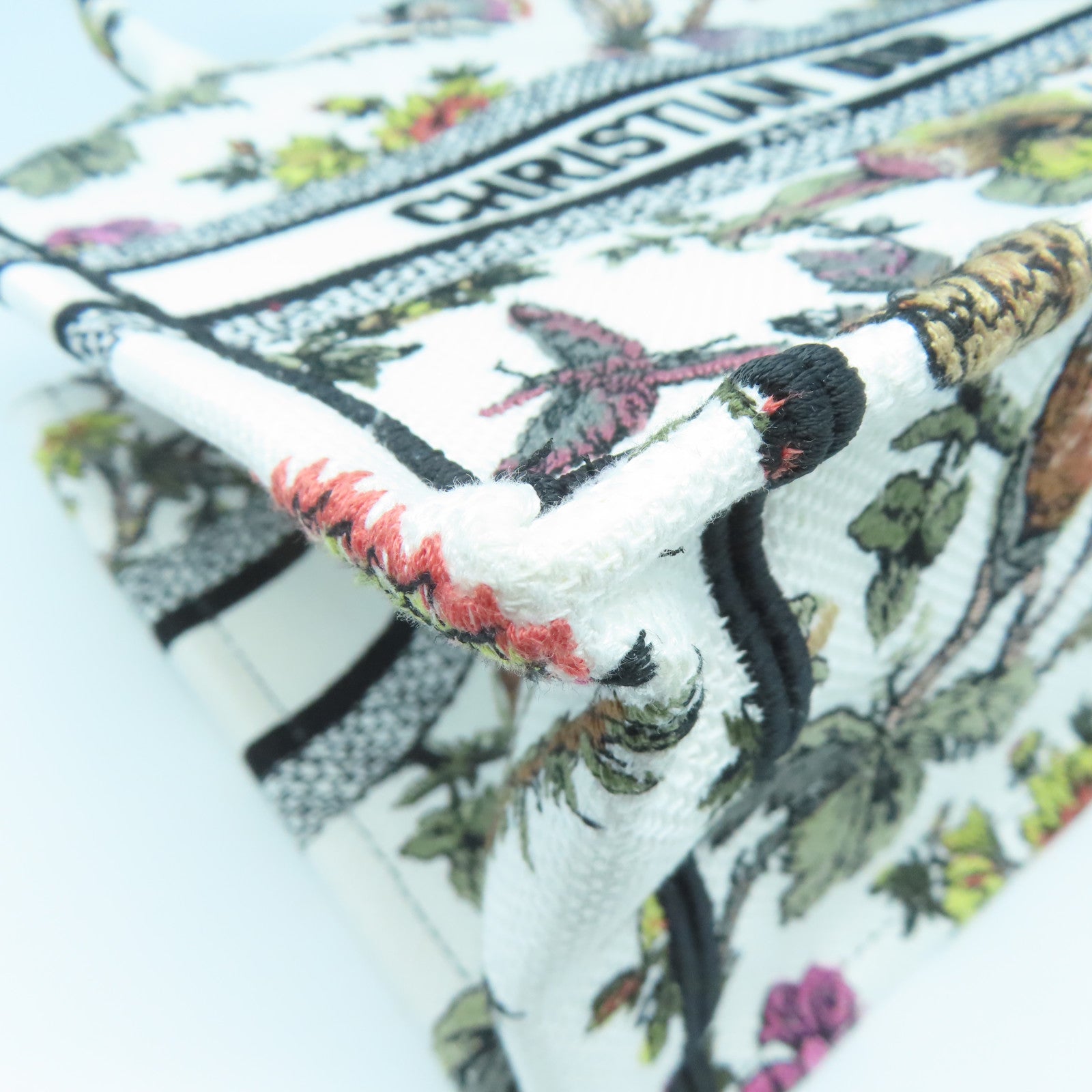 Dior 帆布Small Book Tote手挽袋白色