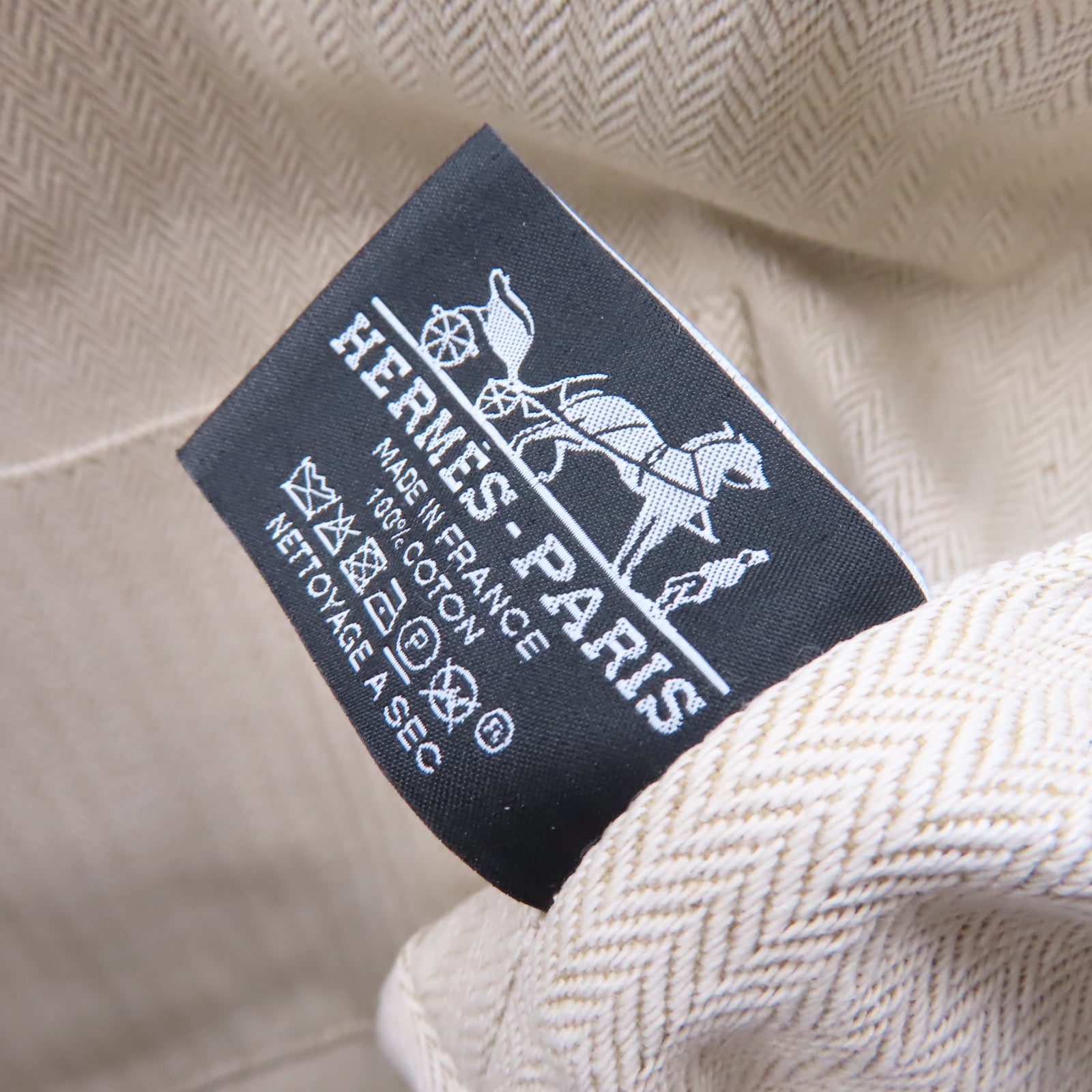 HERMES 帆布Bride A Brac GM Hand Bag銀扣手挽袋寶藍色