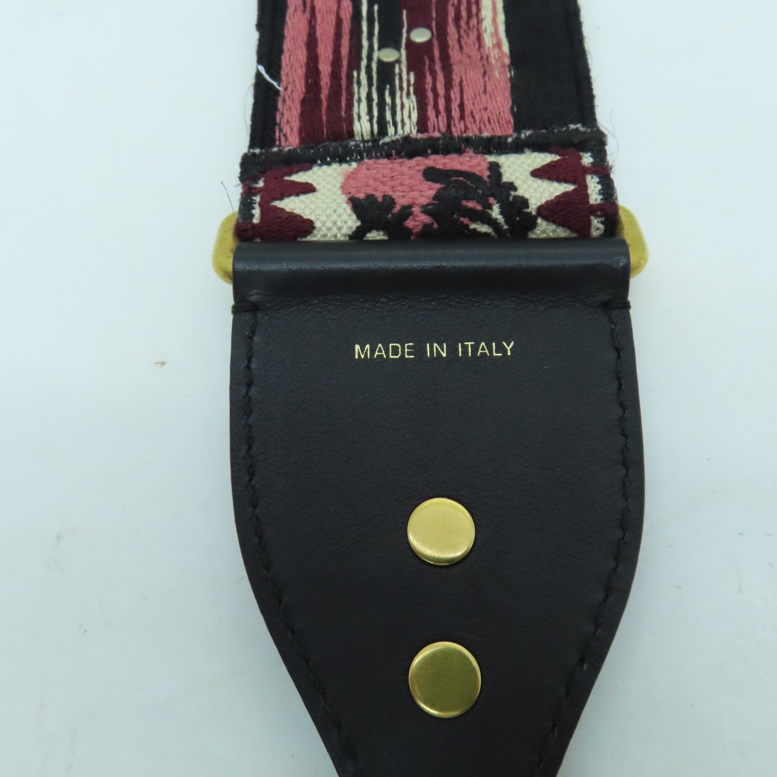 Dior 【激減優惠】帆布Shoulder Strap金扣肩背帶紅色