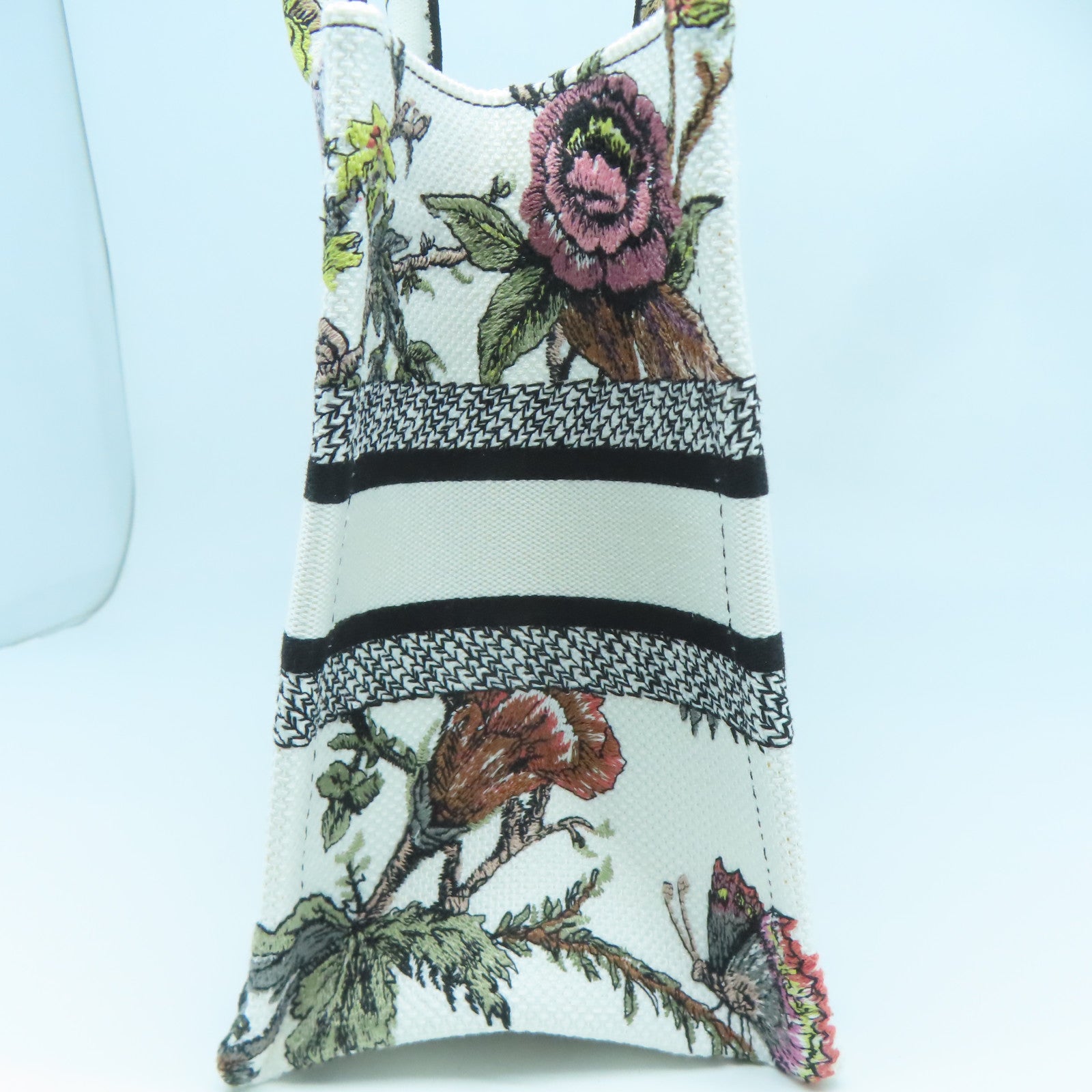 Dior 帆布Small Book Tote手挽袋白色