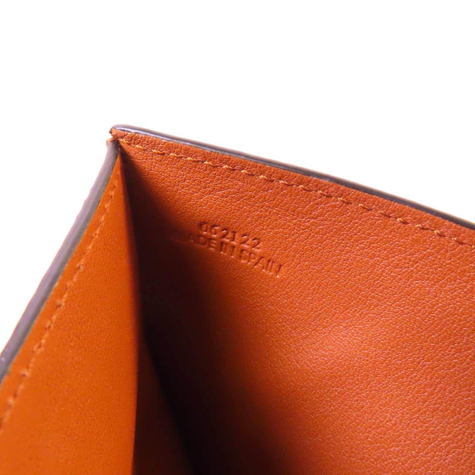 LOEWE 牛皮皮革Small Vertical Wallet短錢包藍色/啡色