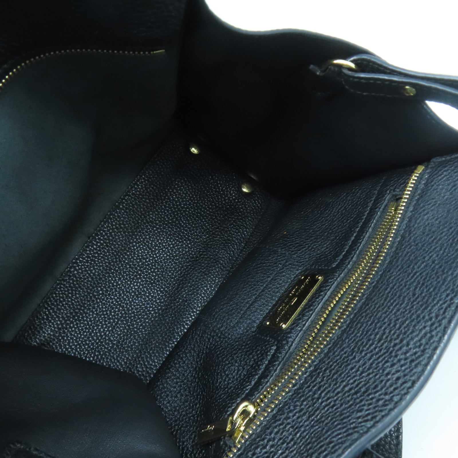 Salvatore Ferragamo 牛皮皮革2 Way Shoulder Bag金扣手挽肩背兩用袋黑色