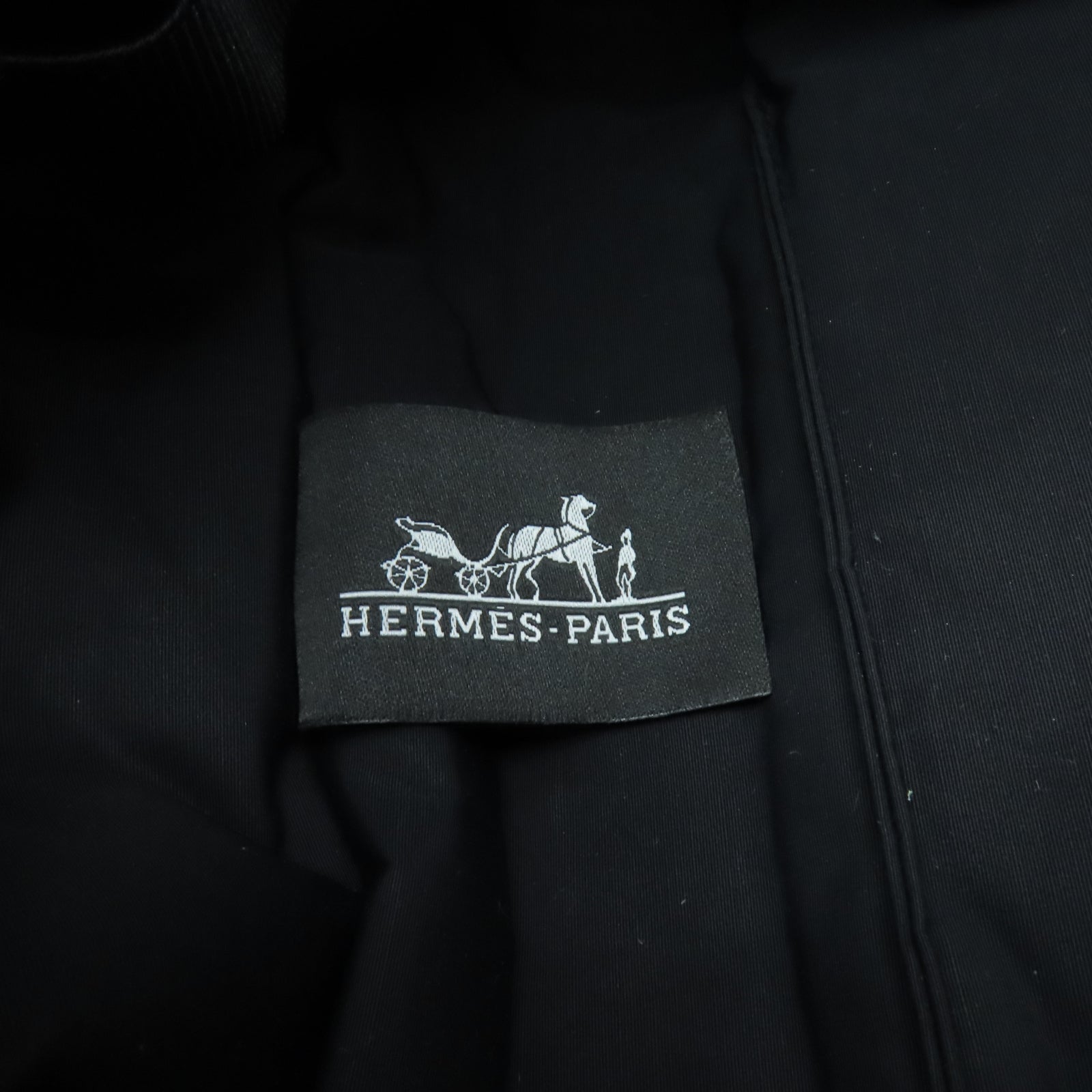 HERMES 尼龍Travel Pouch手拿包藍色