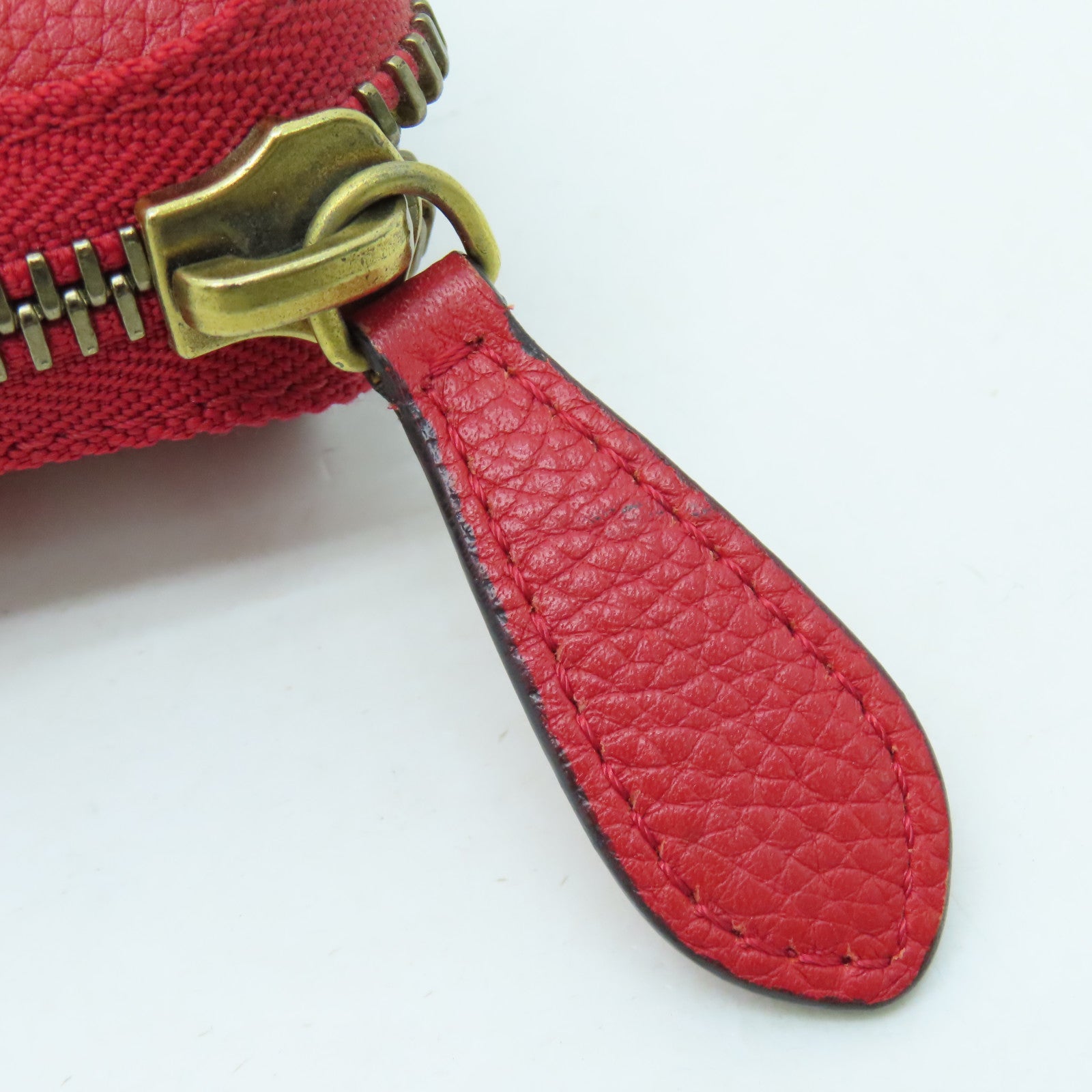 CELINE 【激減優惠】牛皮皮革Micro Luggage金扣手挽袋紅色