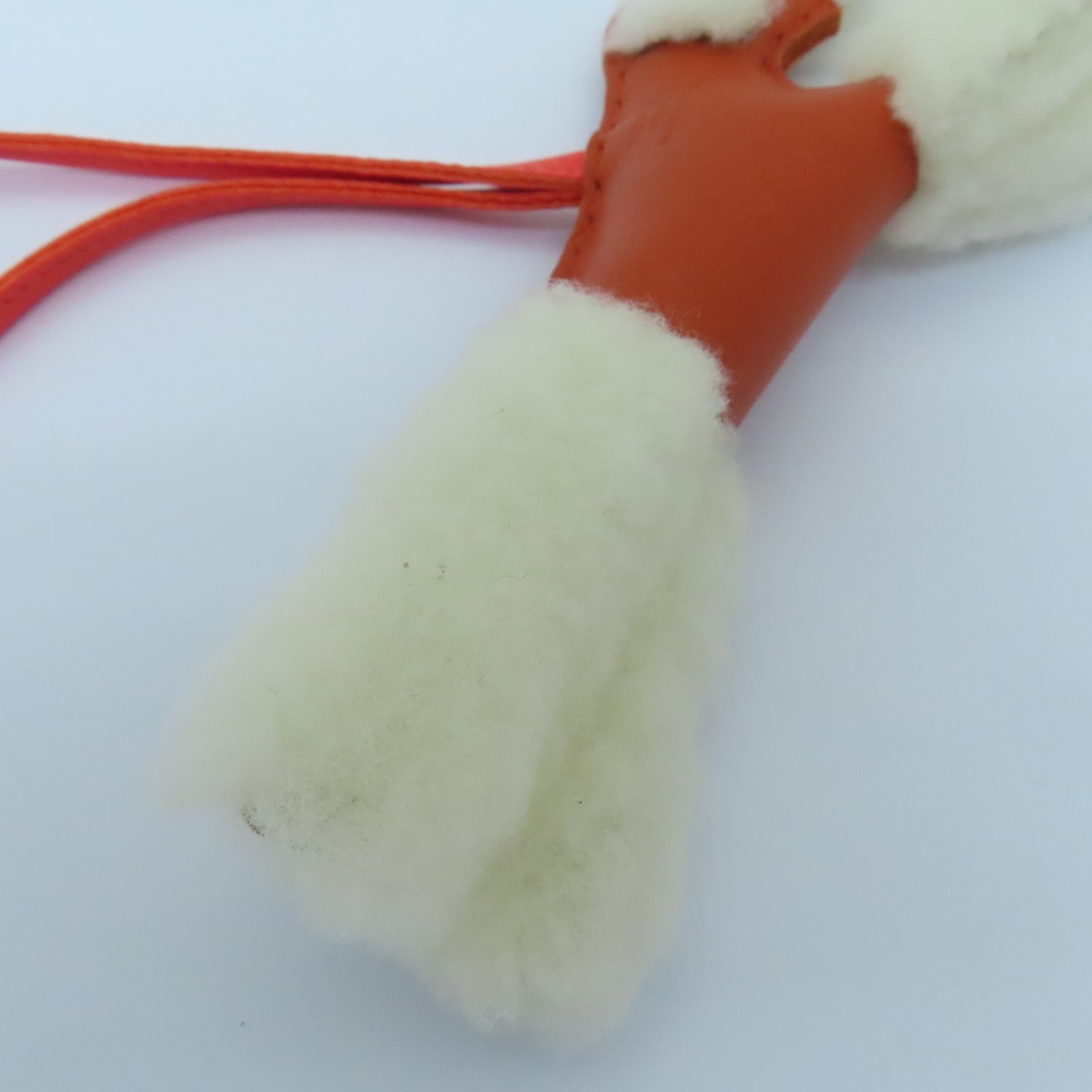 HERMES Swift皮革Buddy Snearling Charm挂饰啡色/粉红色