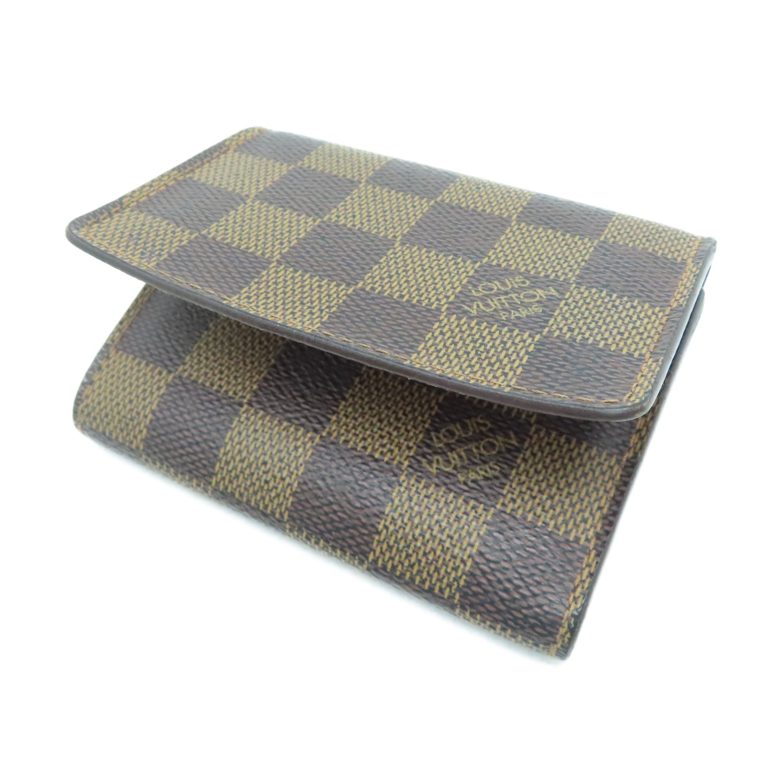 LOUIS VUITTON Damier Card Case卡片包棕色