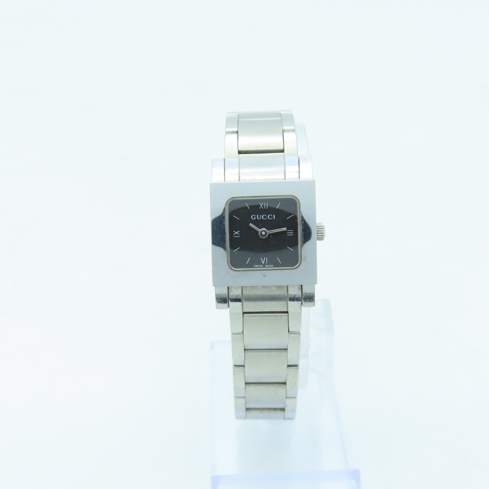GUCCI Quartz Watch不鏽鋼手錶石英機芯黑色