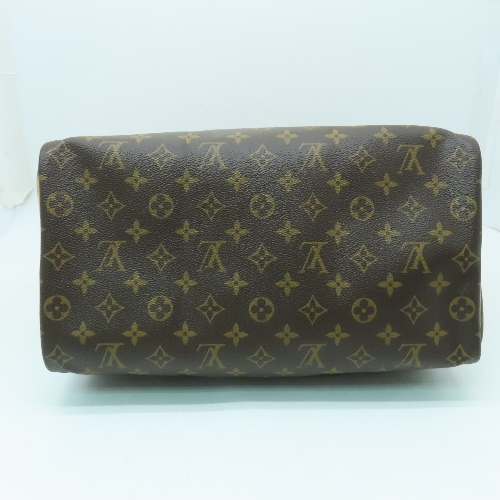 LOUIS VUITTON Monogram Speedy Bandouliere 35金扣手挽袋啡色