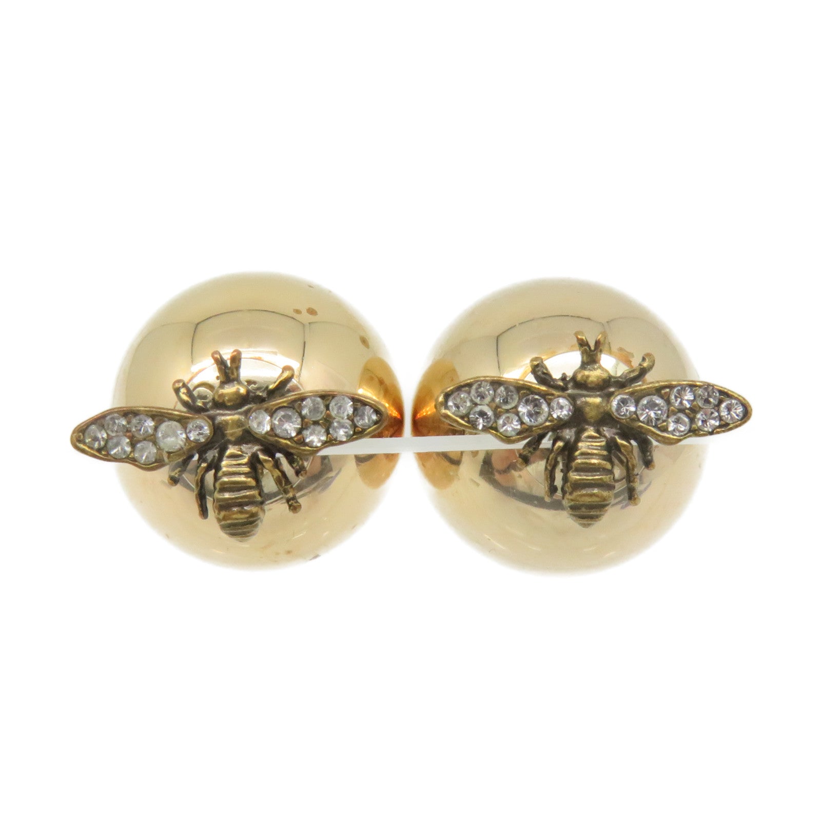 Dior Metal Earrings Gold Gold