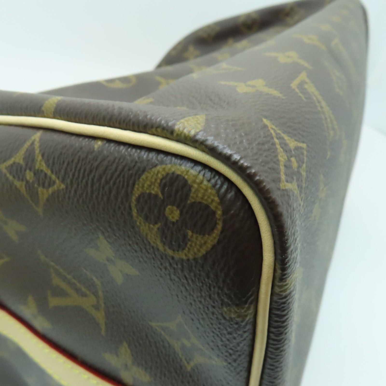 LOUIS VUITTON Monogram Speedy Bandouliere 35金扣手挽袋啡色
