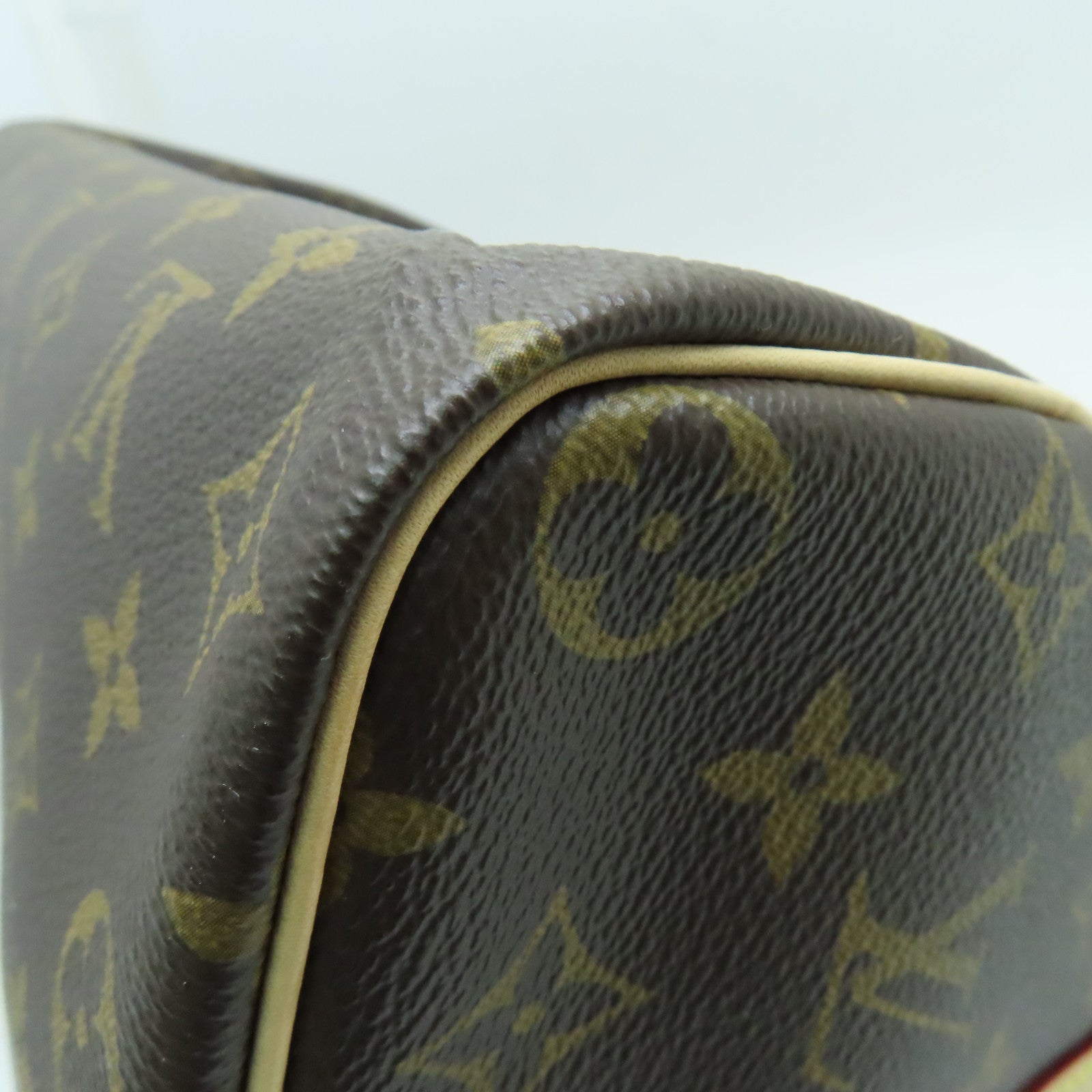 LOUIS VUITTON Monogram Speedy Bandouliere 35金扣手挽袋啡色