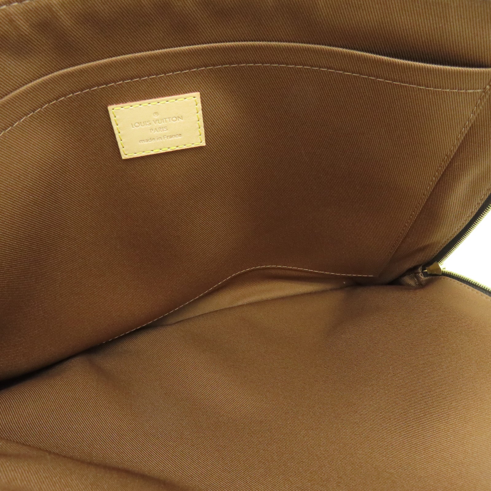 LOUIS VUITTON Monogram Etui Voyage MM金扣手拿包啡色