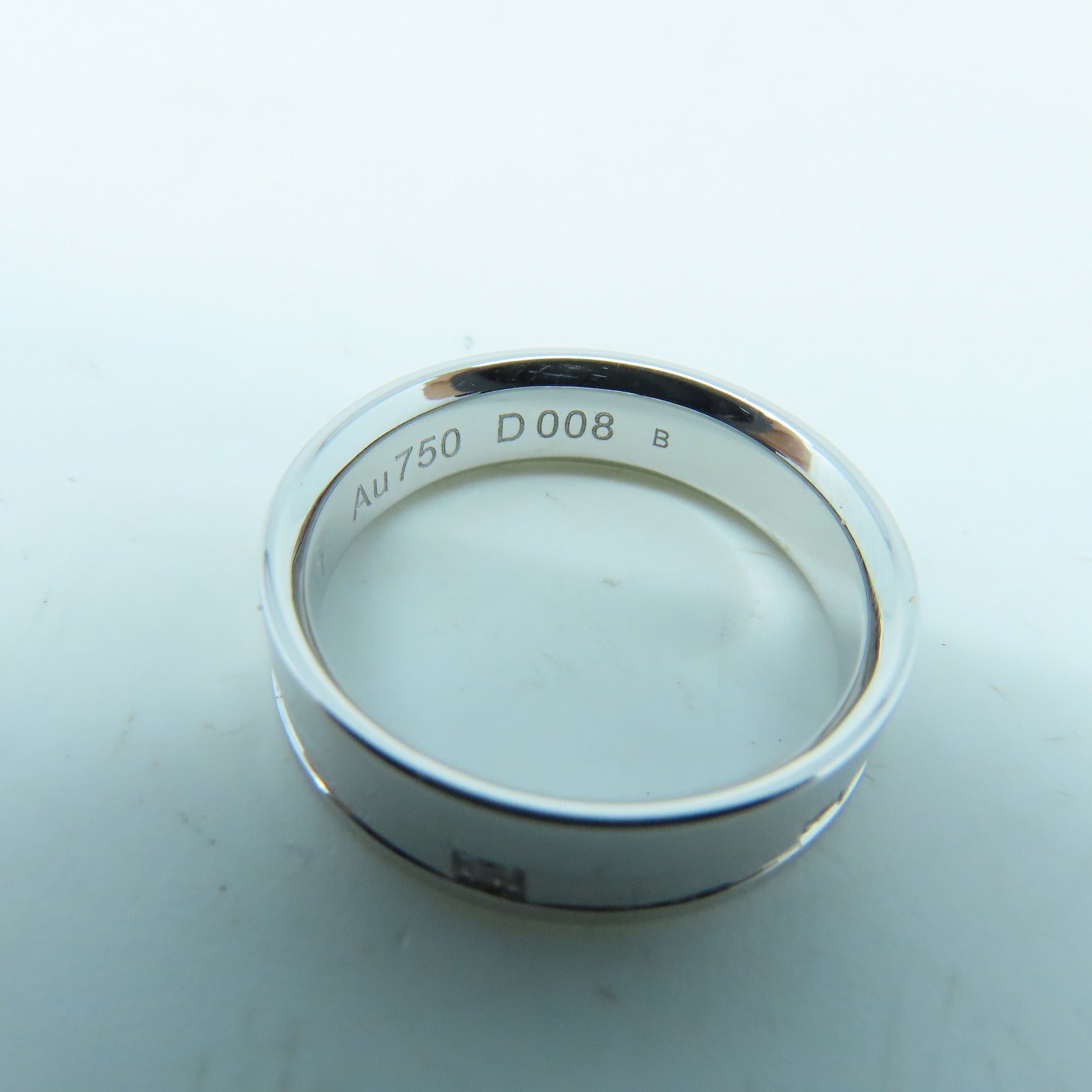 JEWELRY 18K White Gold Diamond Ring0.08ct Diamond Ring US#5.5