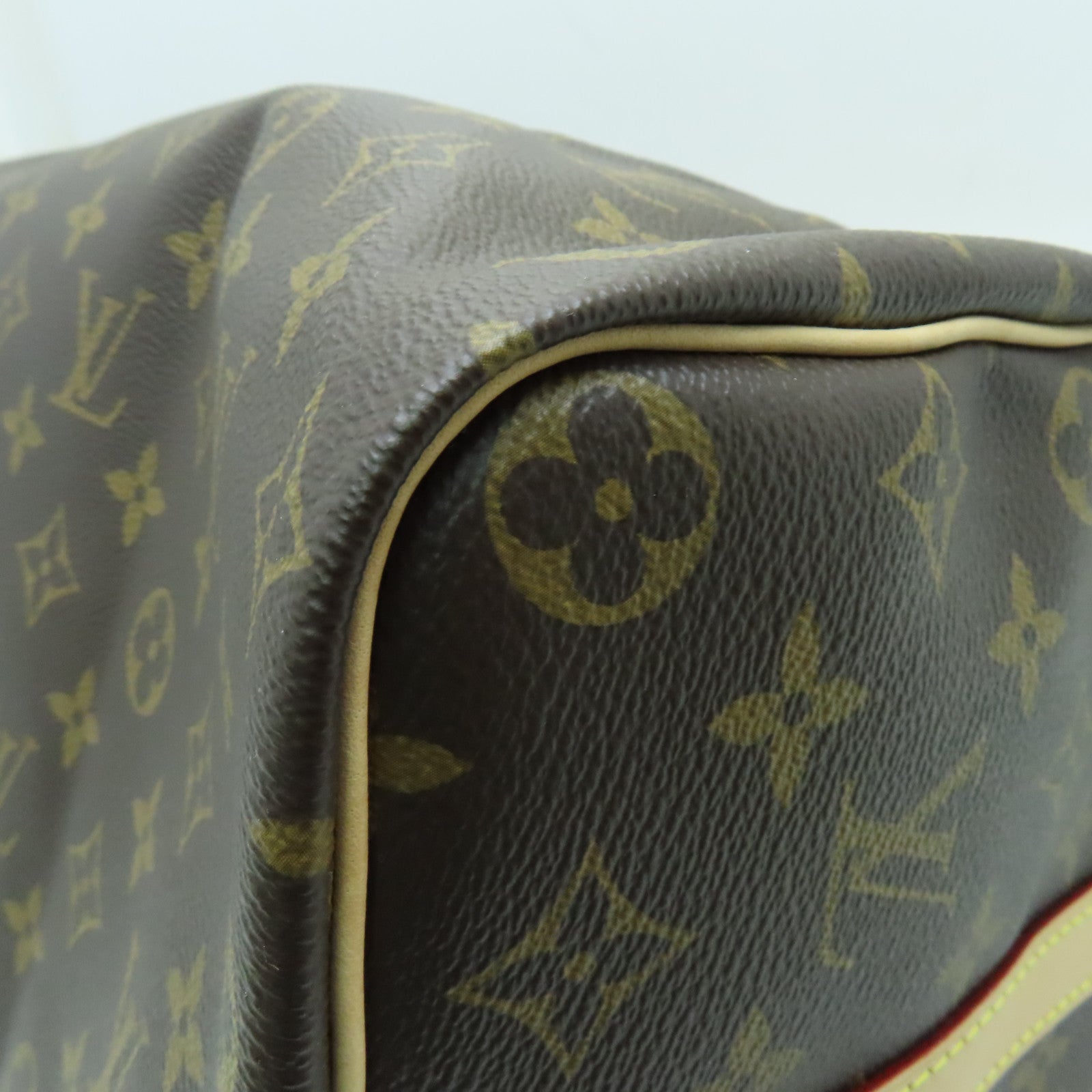 LOUIS VUITTON Monogram Speedy Bandouliere 35金扣手挽袋啡色