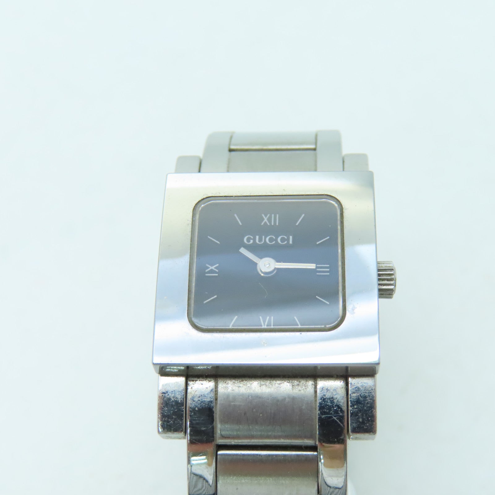 GUCCI Quartz Watch不鏽鋼手錶石英機芯黑色